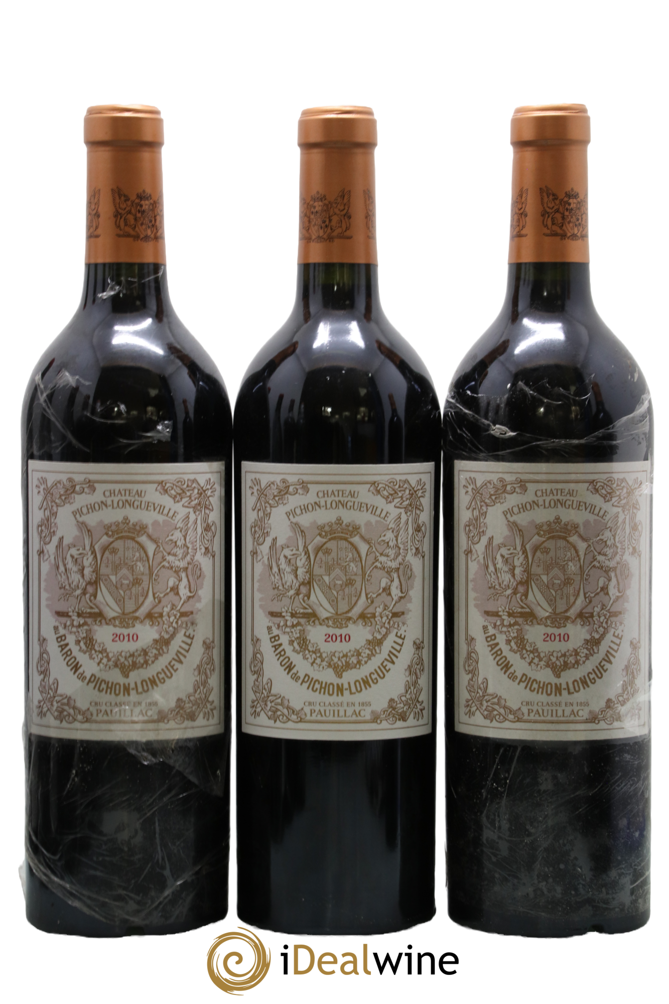 Pichon Longueville Baron 2ème Grand Cru Classé 2010 - Posten von 3 Flaschen - 0