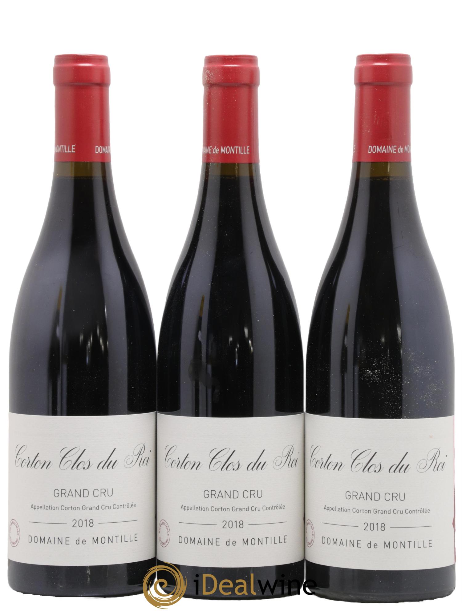 Corton Grand Cru Clos du Roi De Montille (Domaine) 2018 - Lot de 3 bouteilles - 0
