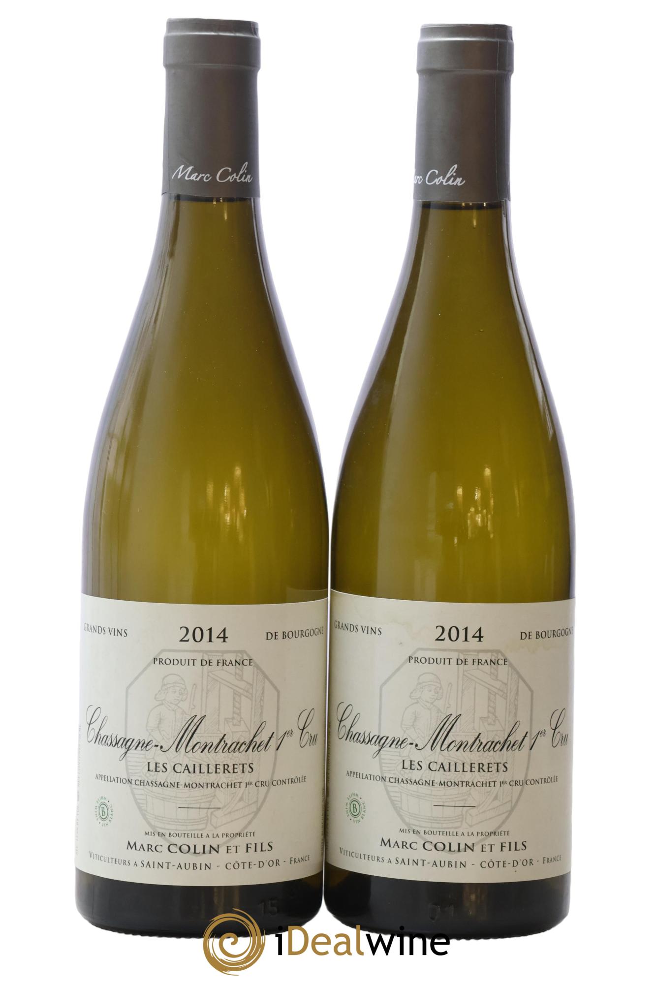 Chassagne-Montrachet 1er Cru Les Caillerets Marc Colin & Fils 2014 - Lot de 2 bouteilles - 0