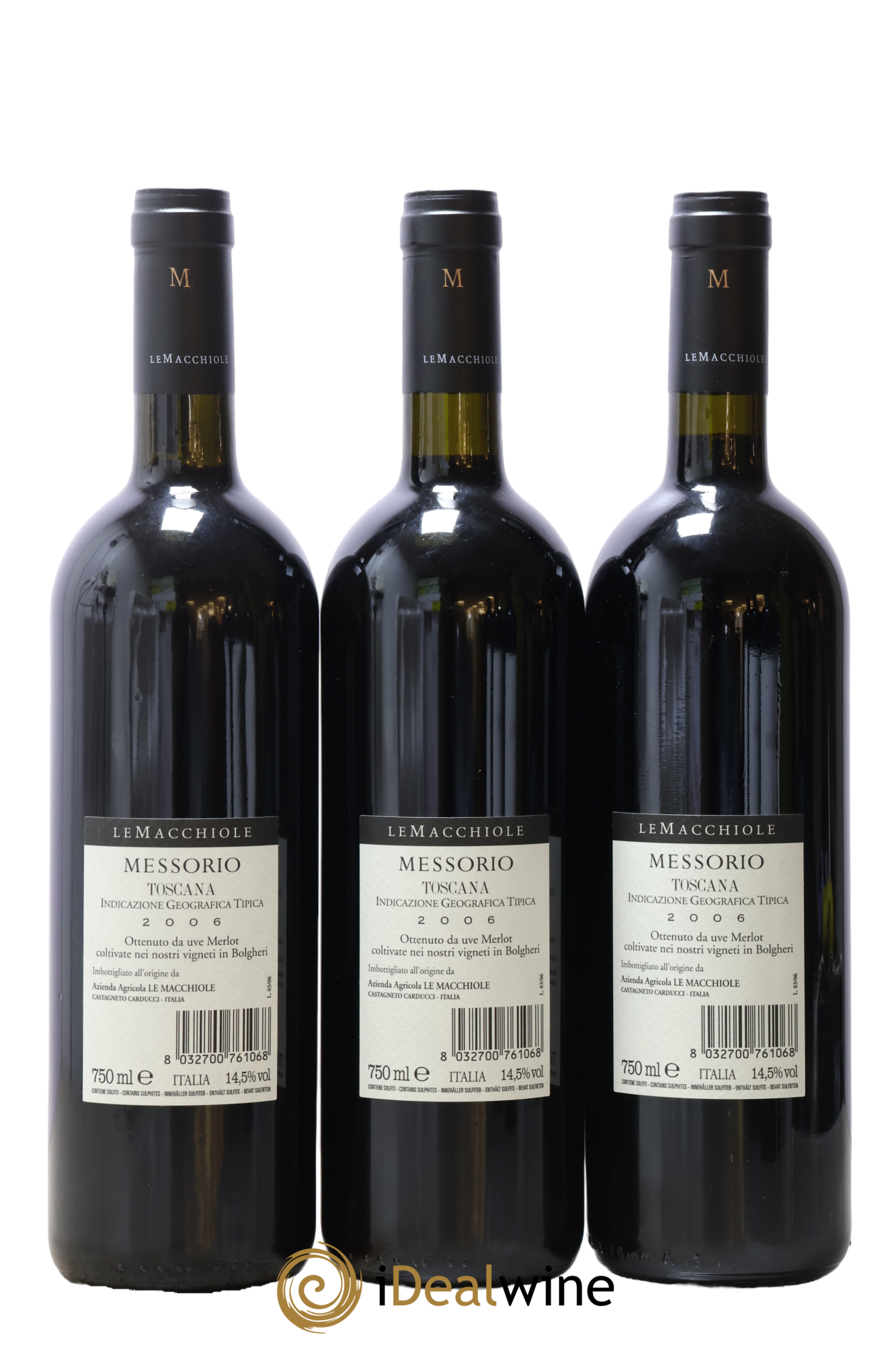 Toscana IGT Le Macchiole Messorio 2006 - Lot of 6 bottles - 4