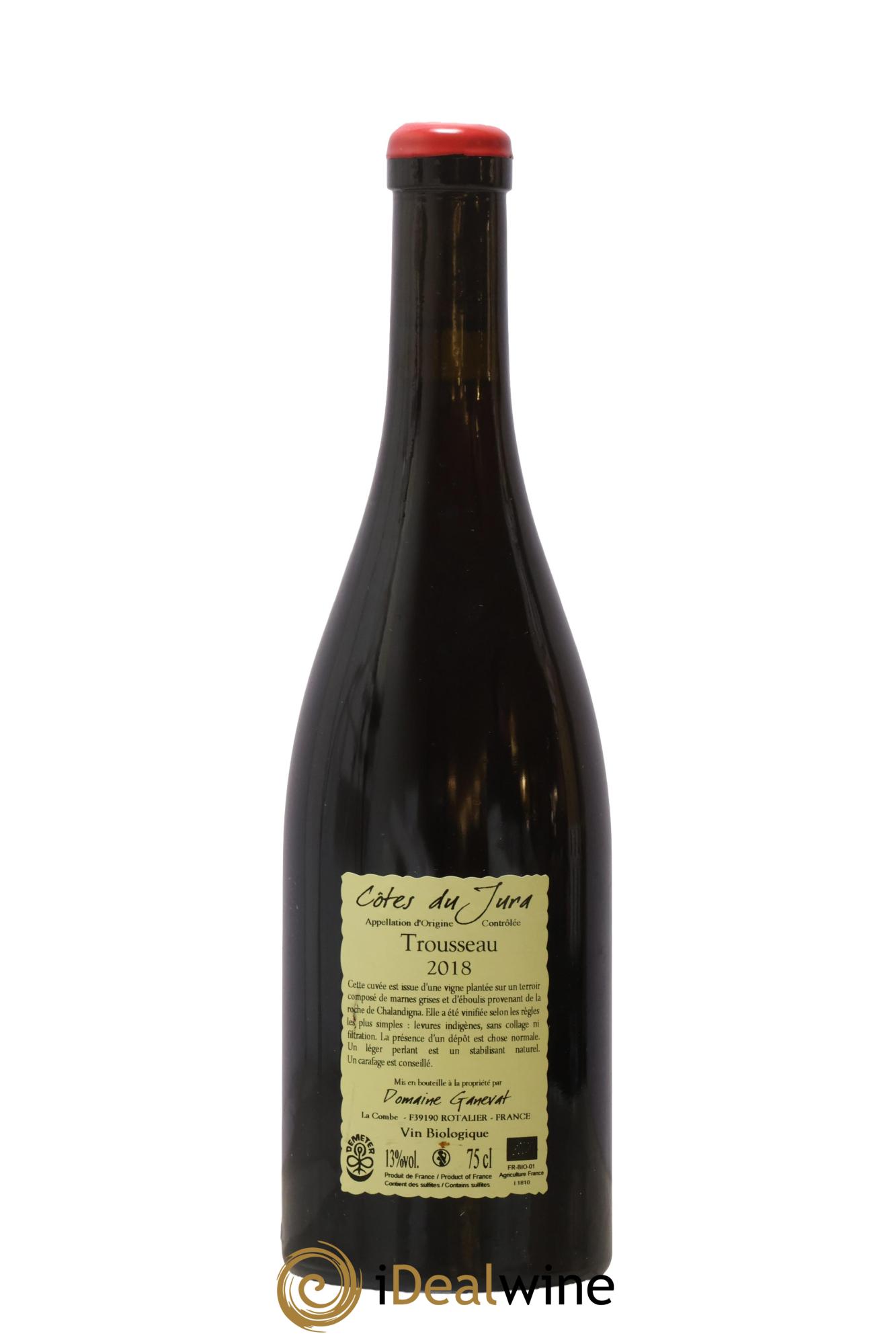 Côtes du Jura Plein Sud Jean-François Ganevat (Domaine) 2018 - Lot de 1 bouteille - 1
