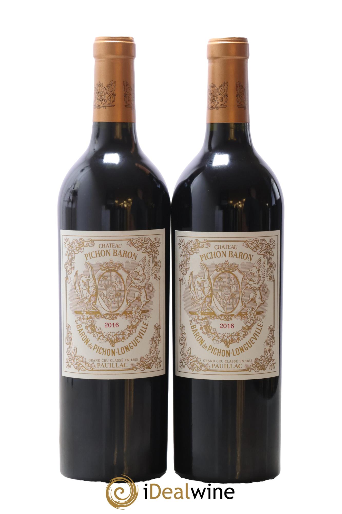 Pichon Longueville Baron 2ème Grand Cru Classé 2016 - Lot of 2 bottles - 0