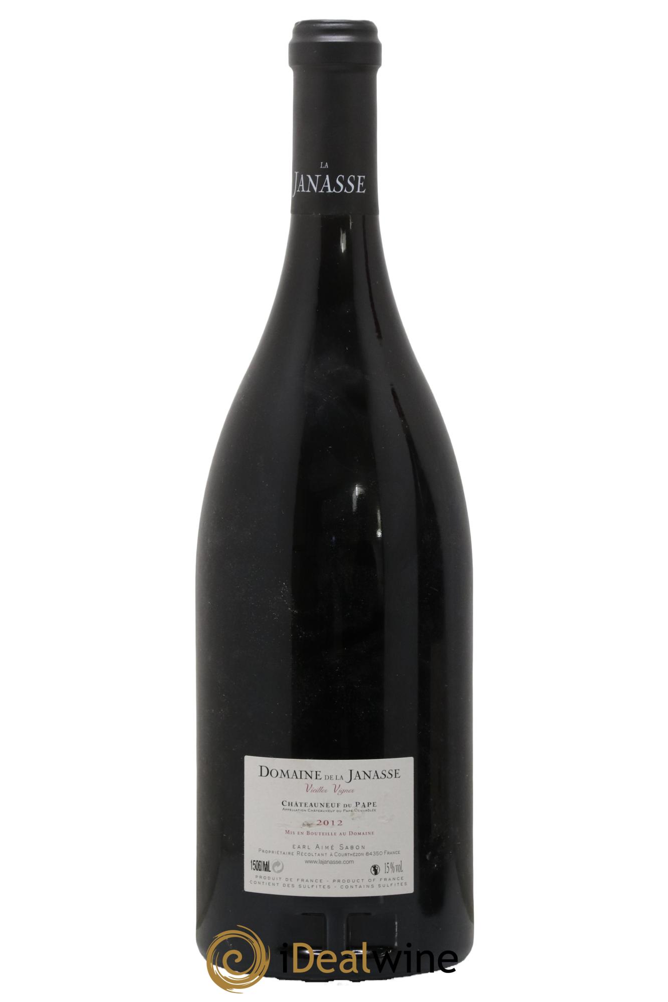 Châteauneuf-du-Pape Cuvée Vieilles Vignes La Janasse (Domaine de)  2012 - Lot of 1 magnum - 1