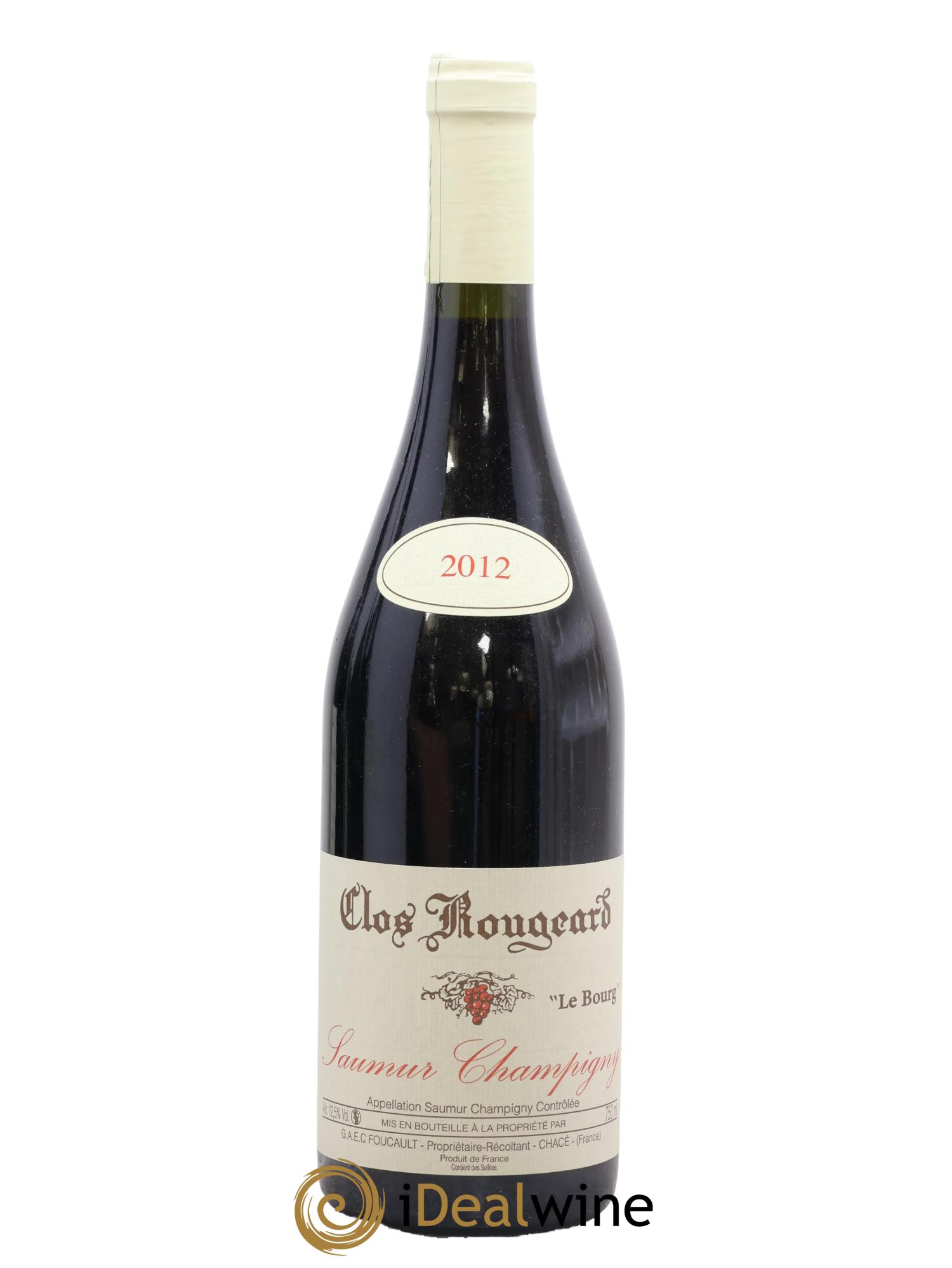 Saumur-Champigny Le Bourg Clos Rougeard 2012 - Lot de 1 bouteille - 0