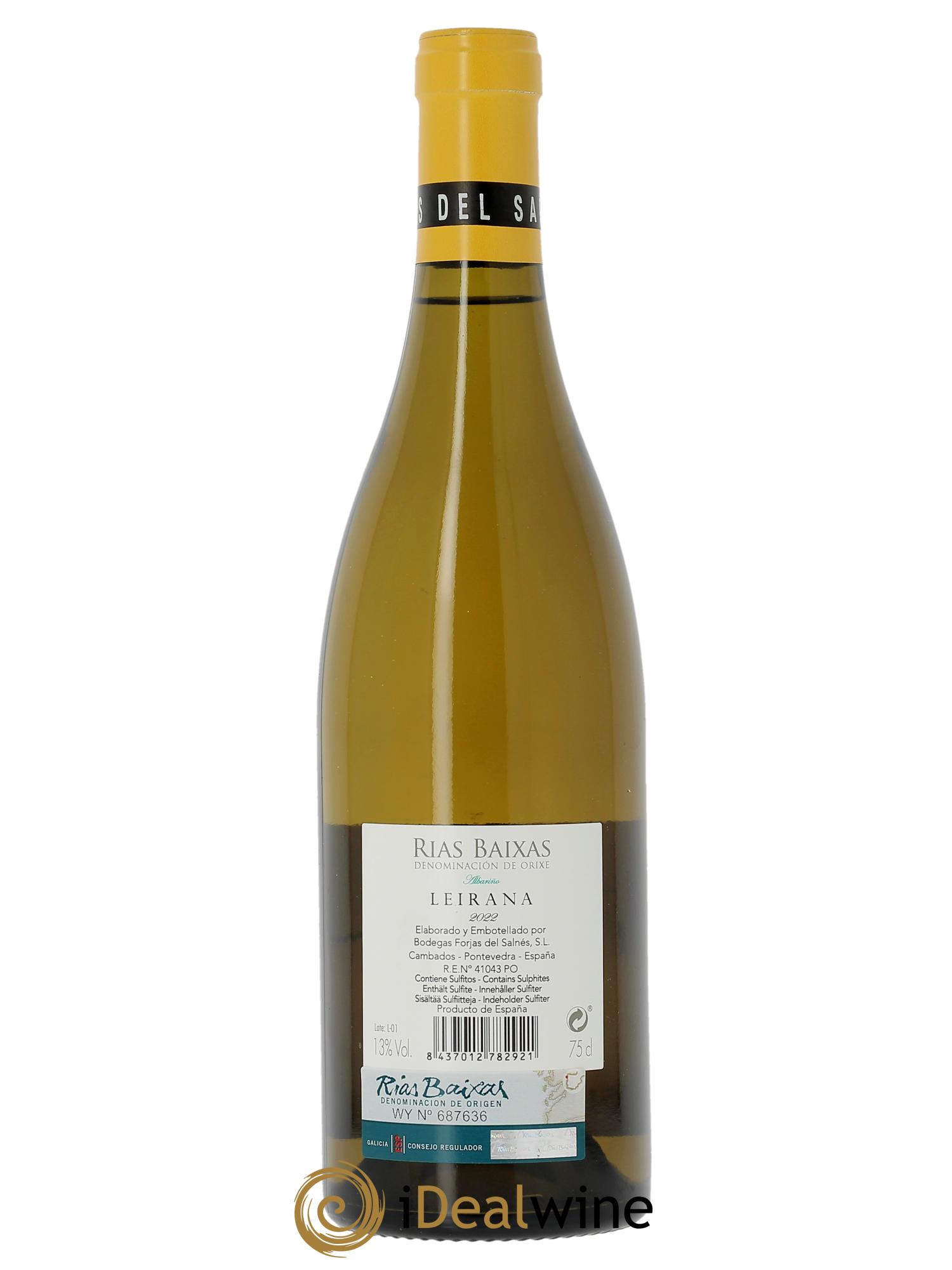 Rias Baixas DO Forjas del Salnés Leirana 2022 - Lot de 1 bouteille - 1