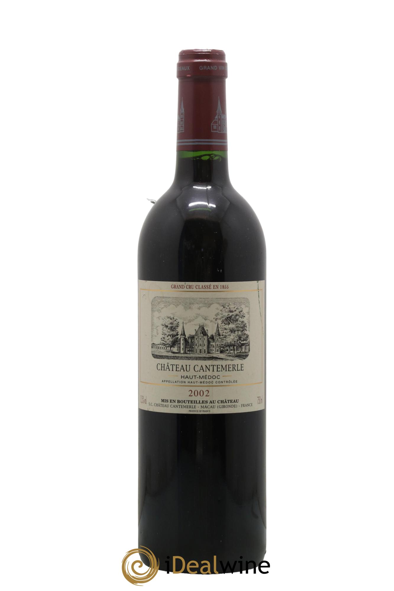 Château Cantemerle 5ème Grand Cru Classé 2002 - Lot of 1 bottle - 0