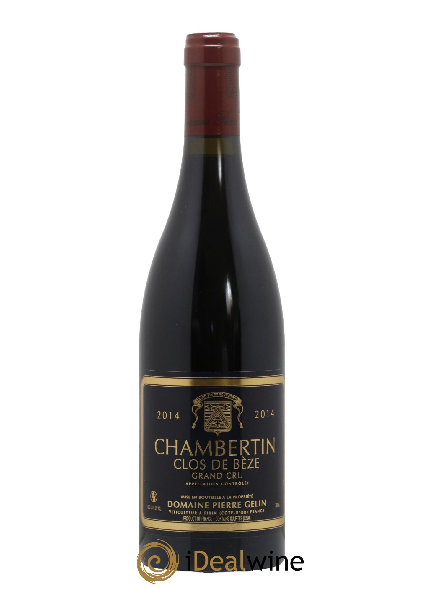 Chambertin Clos de Bèze Grand Cru Pierre Gelin 2014 - Lot de 1 bouteille - 0