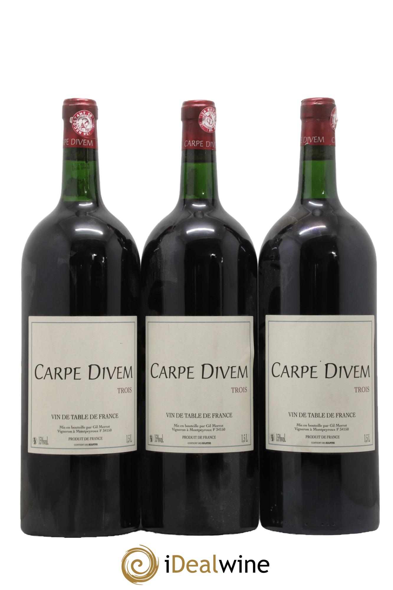 Vin de France Carpe Divem Trois Gil Morrot - Lot de 3 magnums - 0