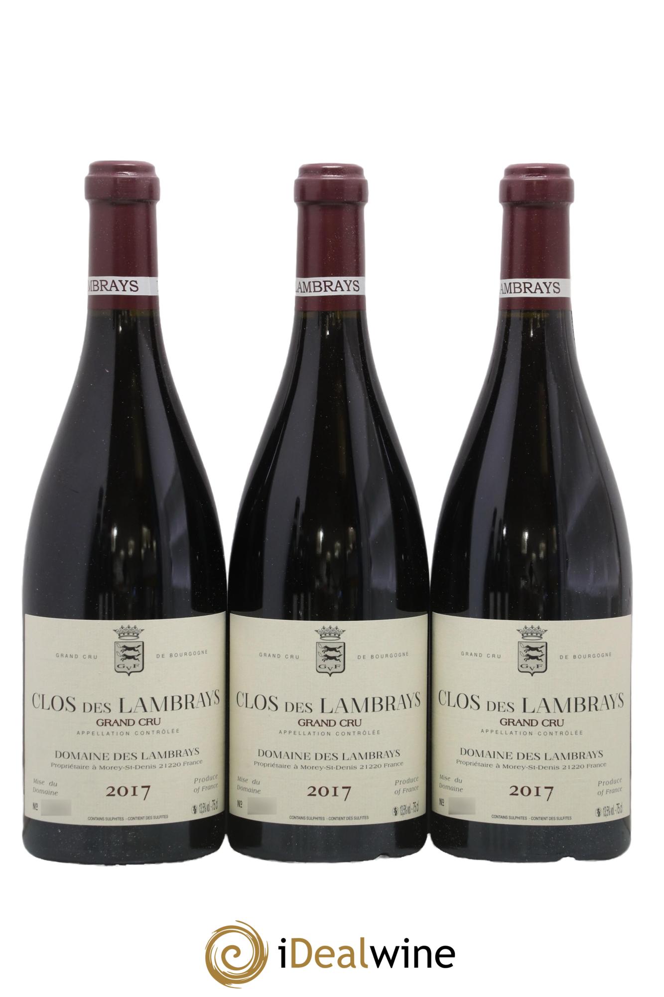 Clos des Lambrays Grand Cru Domaine des Lambrays 2017 - Lot of 6 bottles - 1