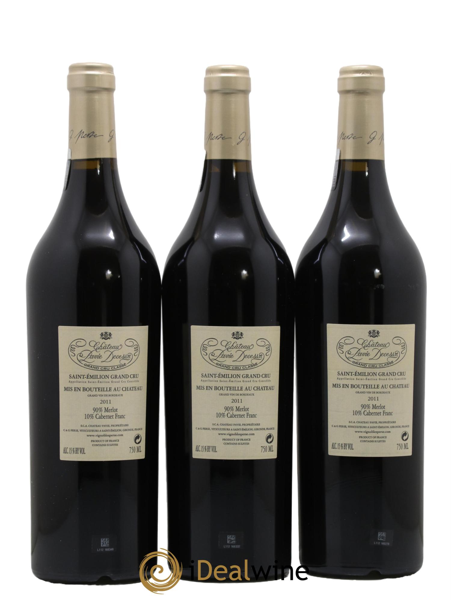 Château Pavie Decesse Grand Cru Classé 2011 - Lot de 6 bouteilles - 4
