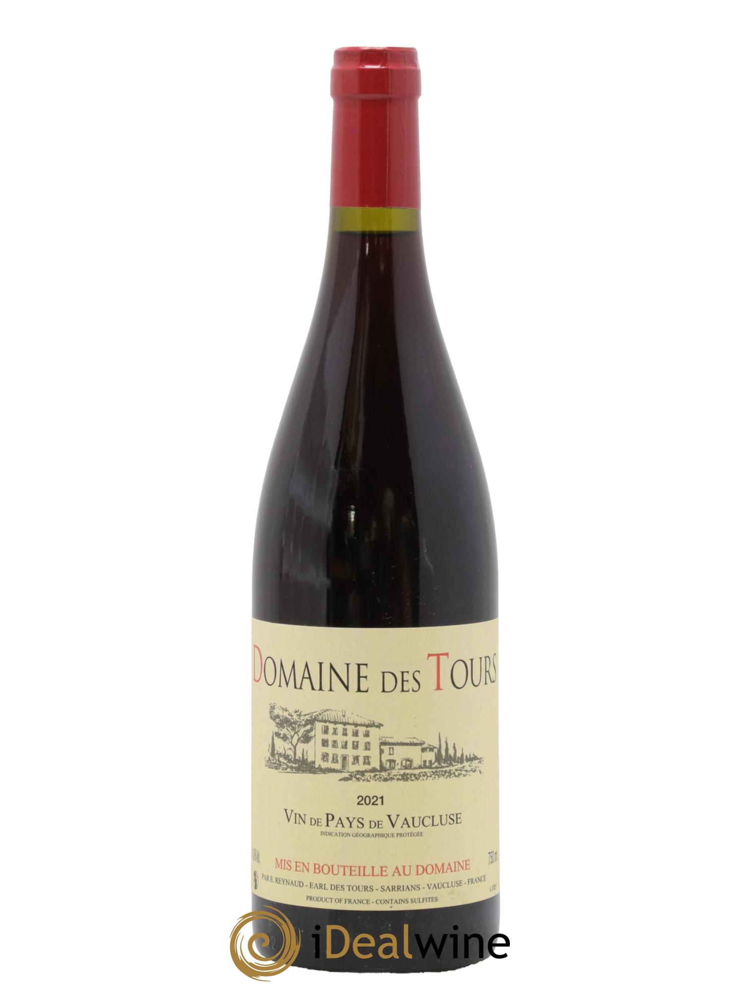 Vaucluse (Vin de Pays de Vaucluse) Domaine des Tours Emmanuel Reynaud 2021 - Lot de 1 bouteille - 0