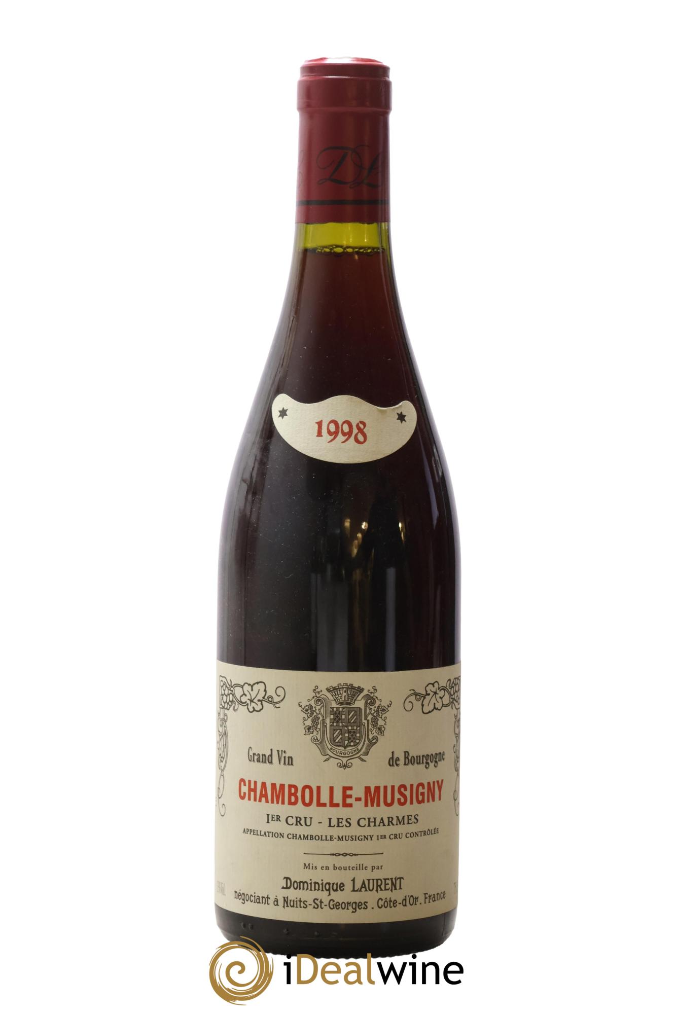 Chambolle-Musigny 1er Cru Les Charmes Dominique Laurent 1998 - Lot of 1 bottle - 0
