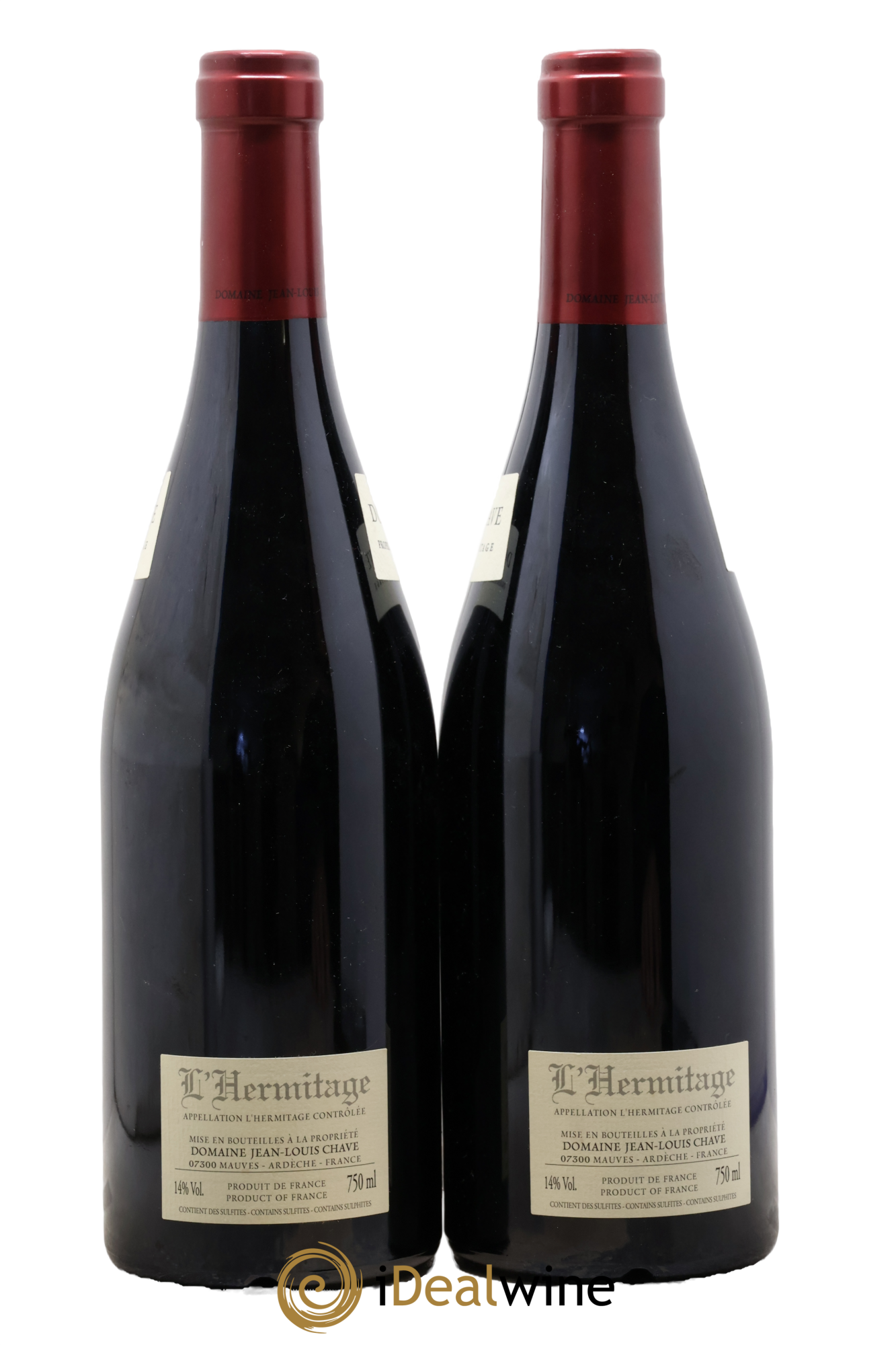 Hermitage Jean-Louis Chave 2022 - Lot of 2 bottles - 1