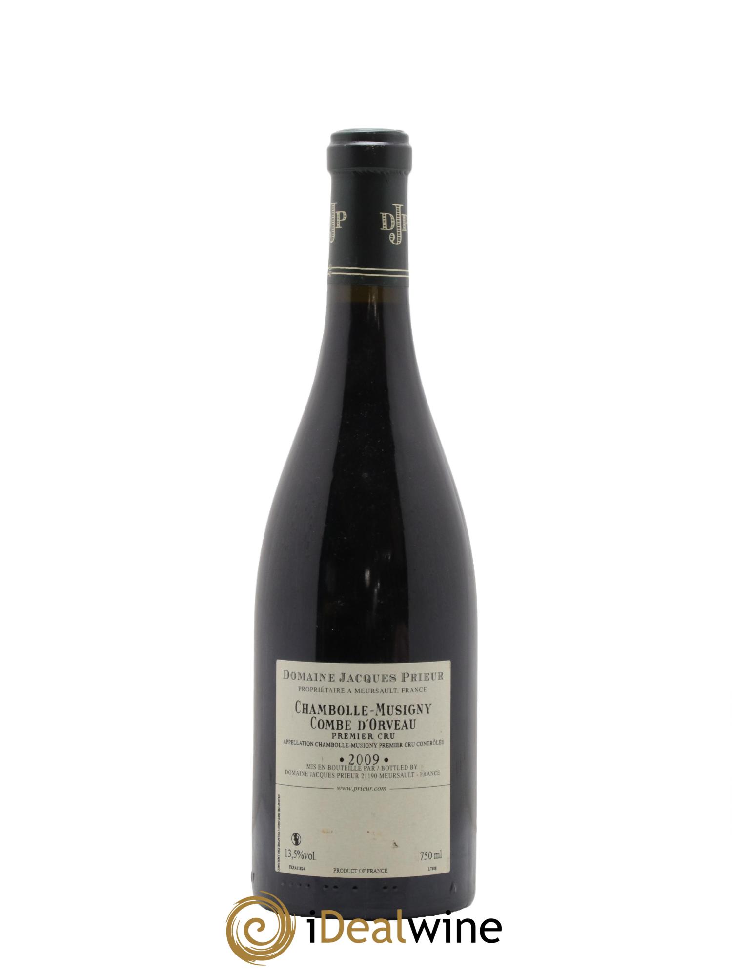 Chambolle-Musigny 1er Cru Combe d'Orveau Jacques Prieur (Domaine) 2009 - Lot de 1 bouteille - 1