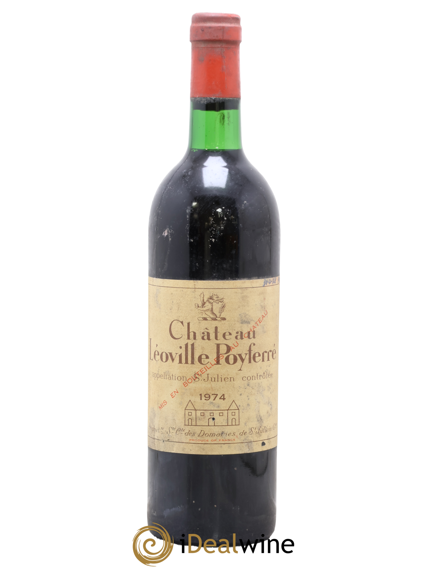 Château Léoville Poyferré 2ème Grand Cru Classé 1974 - Lot de 1 bouteille - 0