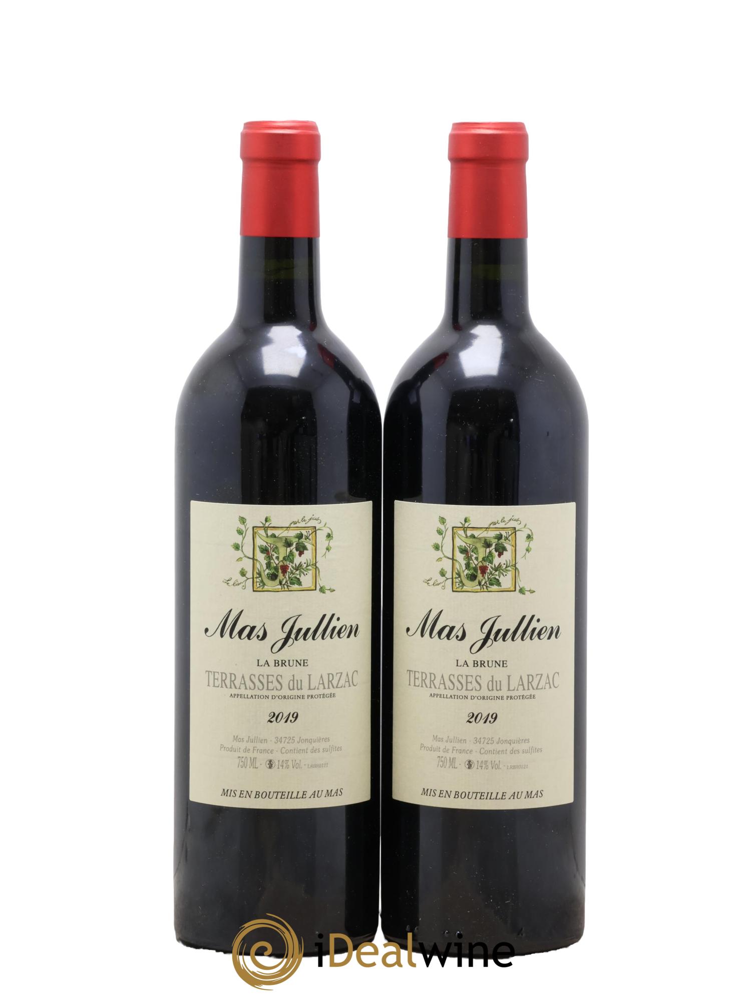 Terrasses du Larzac Mas Jullien La Brune Olivier Jullien 2019 - Lot de 2 bouteilles - 0