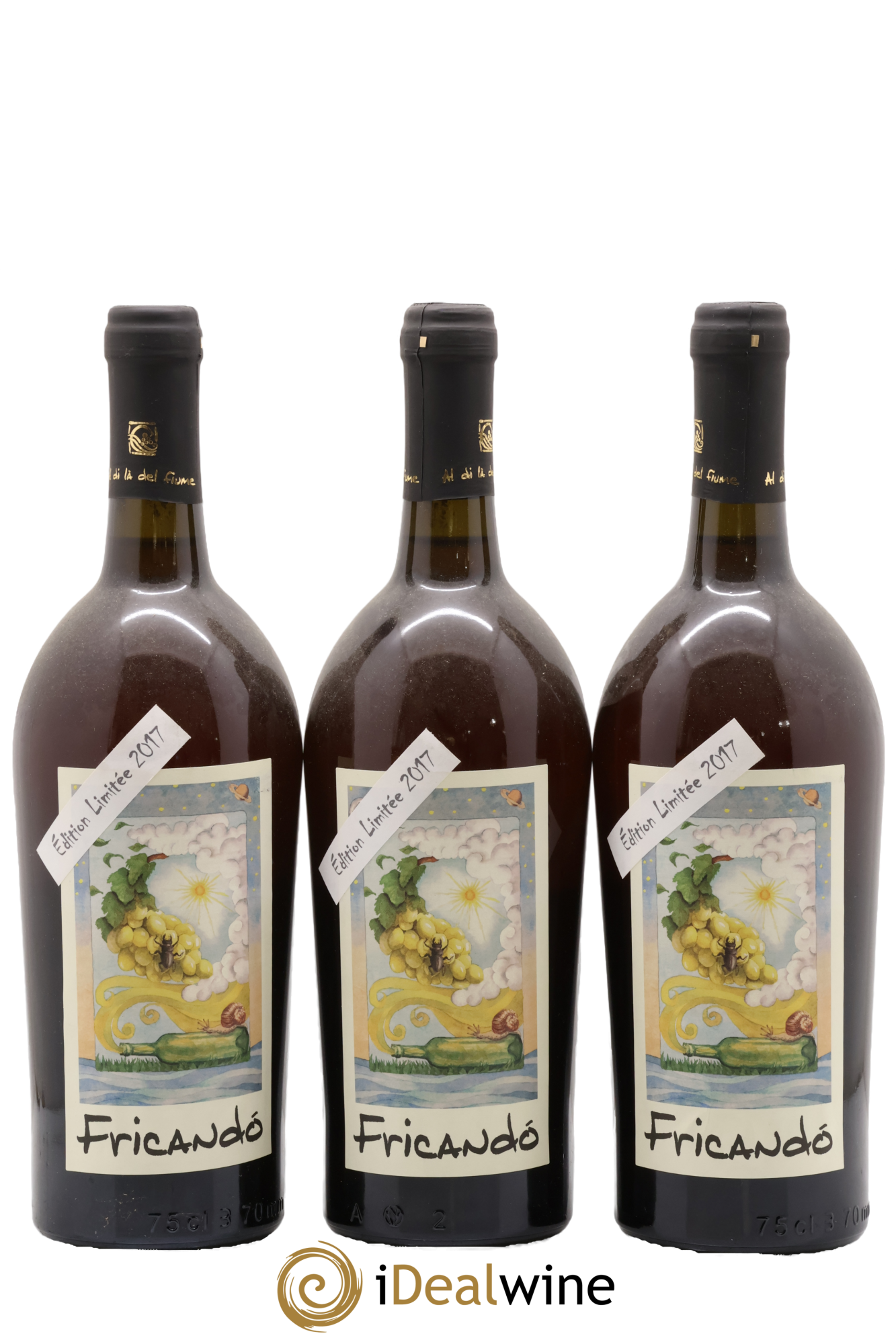 Italie IGT Bianco Emilia Fricandò Azienda Agricola Al di là del fiume 2017 - Lot of 3 bottles - 0