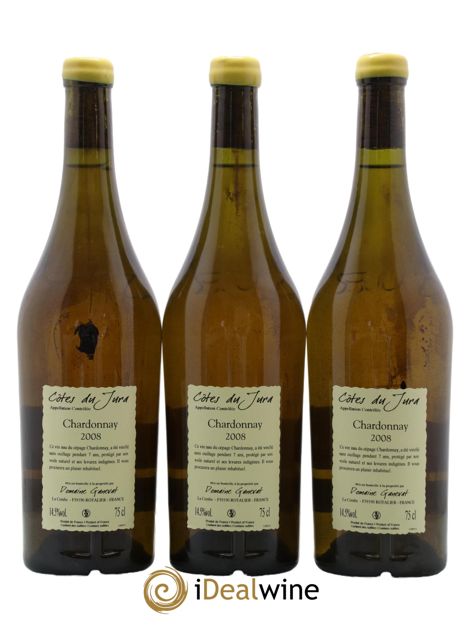 Côtes du Jura Cuvée du Pépé Jean-François Ganevat (Domaine)  2008 - Lot de 3 bouteilles - 1