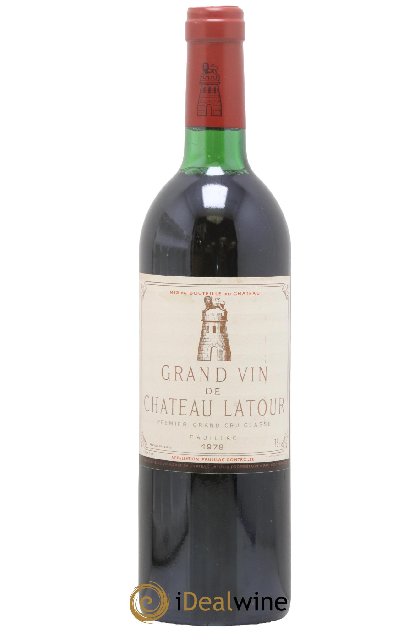 Château Latour 1er Grand Cru Classé 1978 - Posten von 1 Flasche - 0