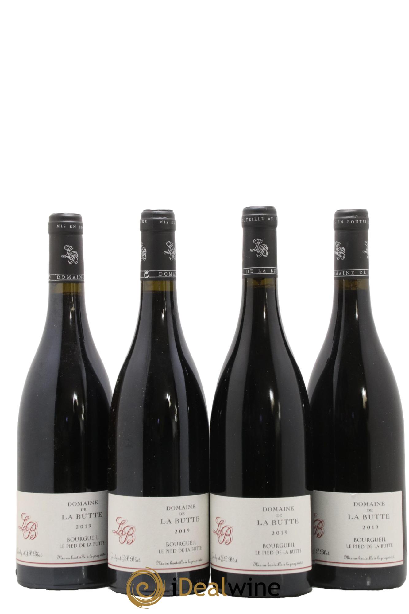 Bourgueil Le Pied de la Butte Domaine de La Butte - Jacky Blot 2019 - Lot de 4 bouteilles - 0