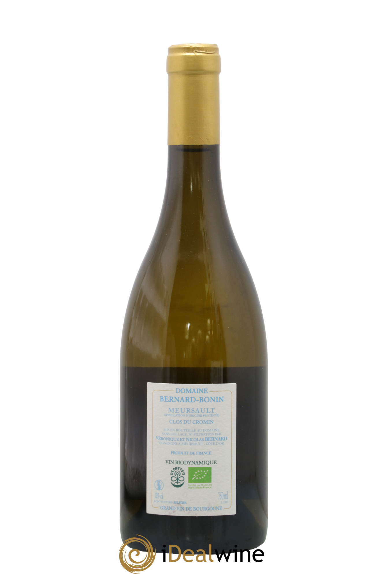 Meursault Clos du Cromin Le Pré de Manche Bernard Bonin 2022 - Posten von 1 Flasche - 1