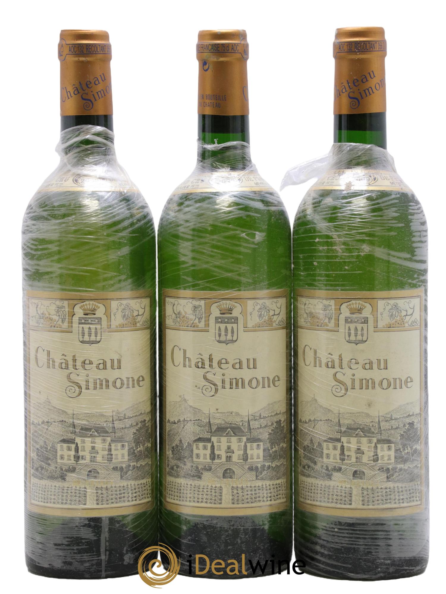 Palette Château Simone Famille Rougier 2009 - Lot of 3 bottles - 0
