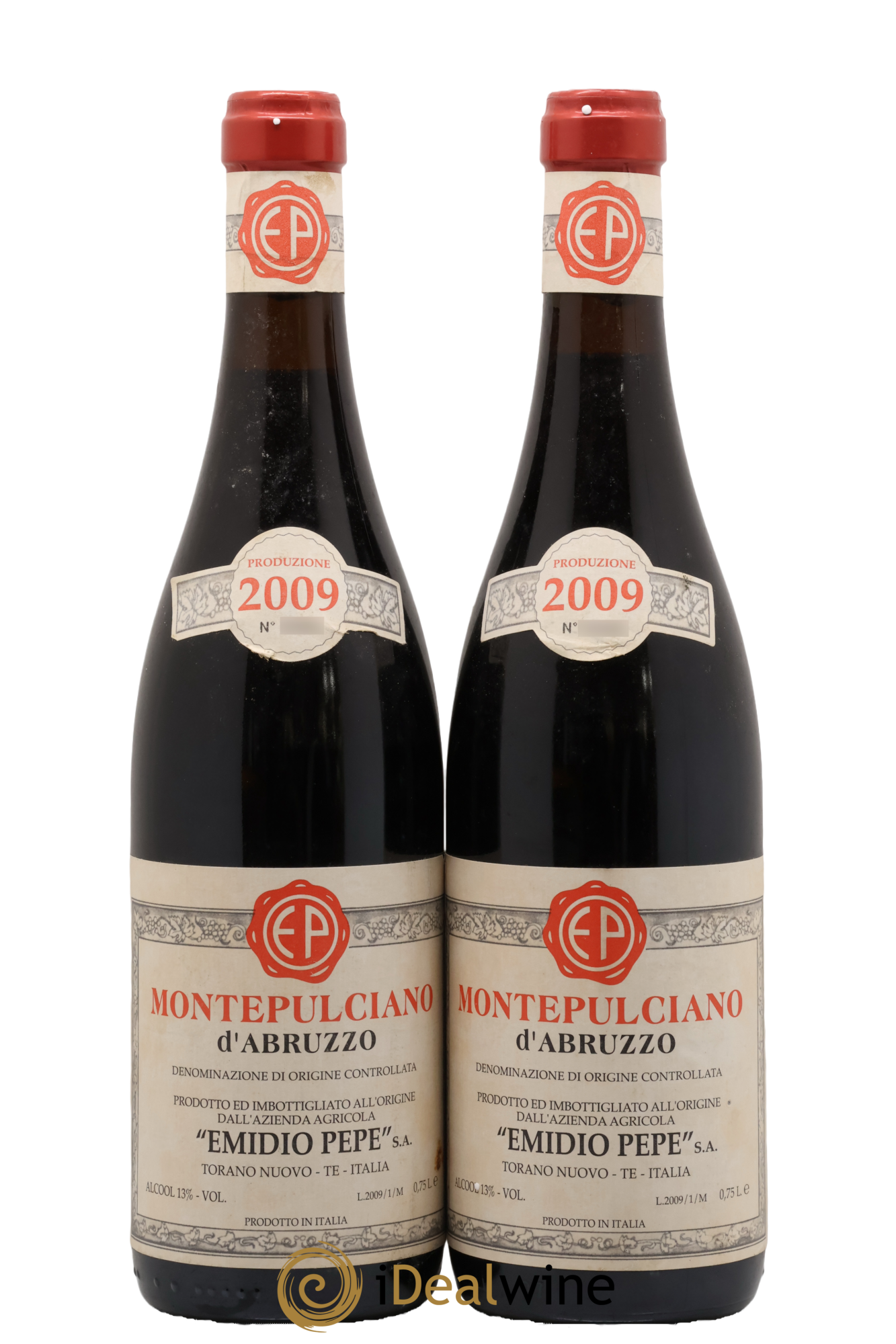 Montepulciano d'Abruzzo DOC Emidio Pepe 2009 - Lot of 2 bottles - 0