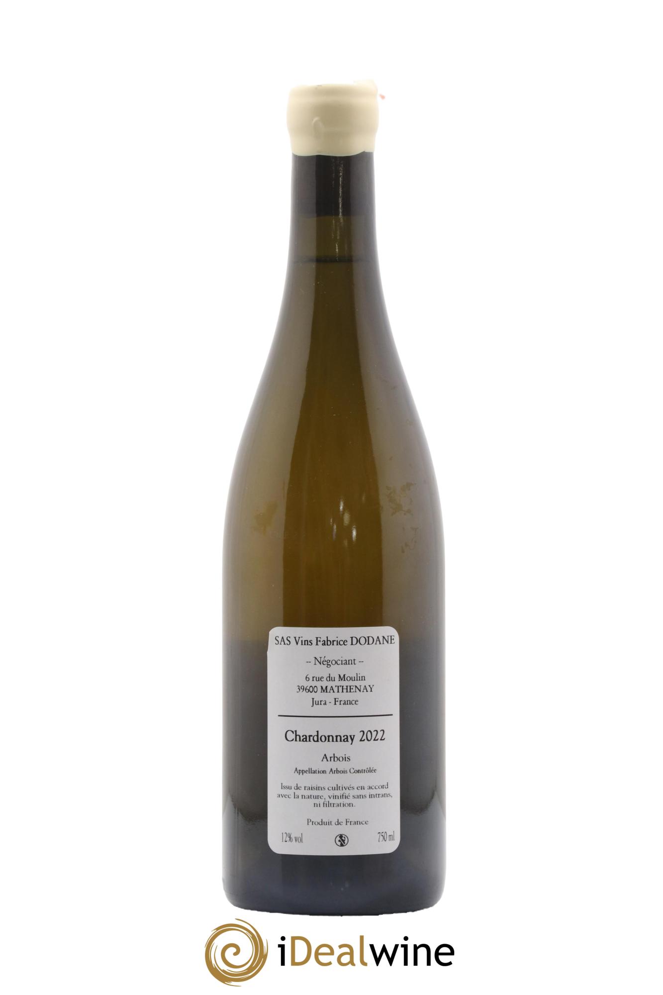 Arbois Chardonay Le Dos D'Chat Bodines 2022 - Lot de 1 bouteille - 1