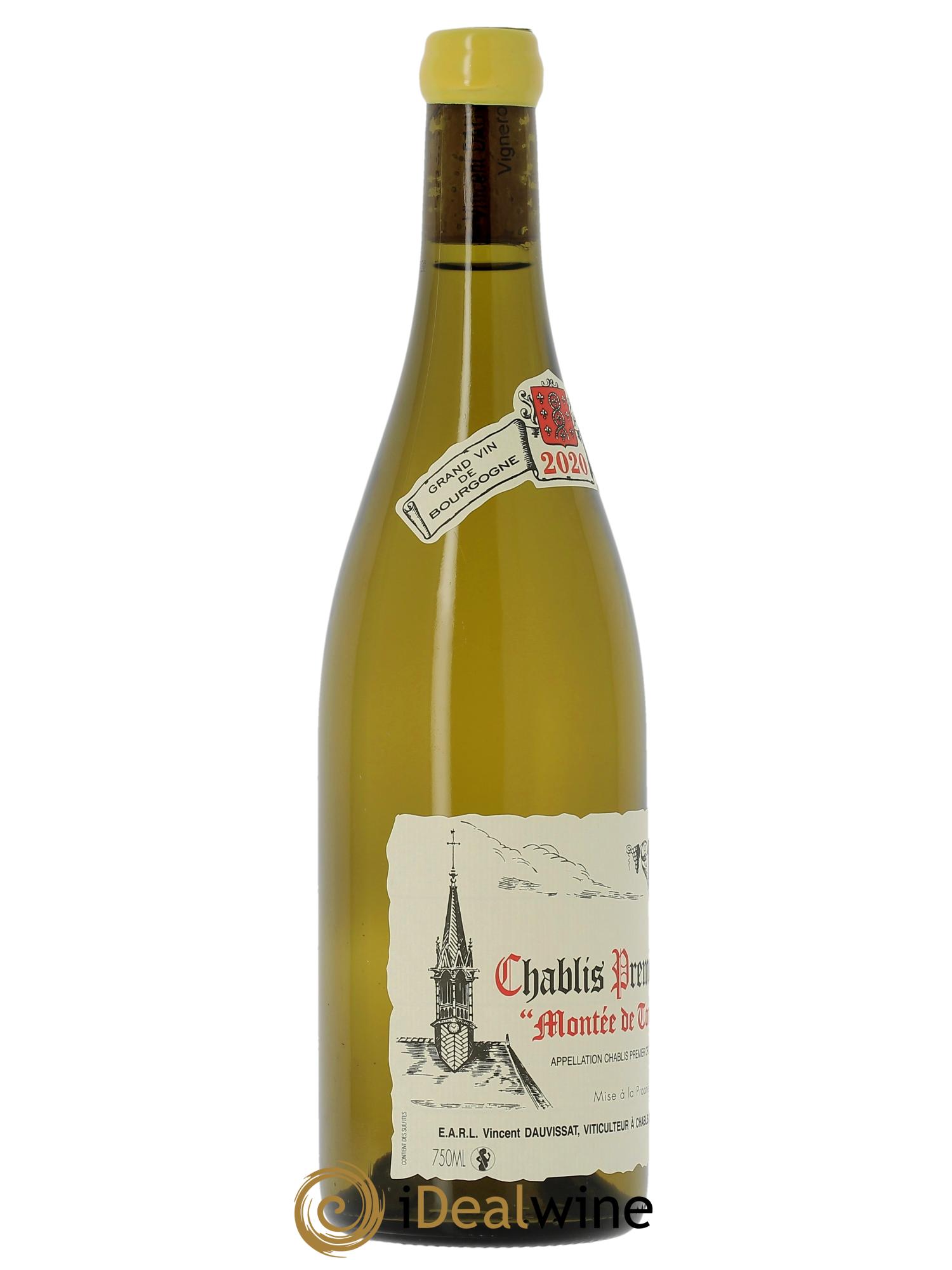 Chablis 1er Cru Montée de Tonnerre Vincent Dauvissat (Domaine) 2020 - Lot de 1 bouteille - 2