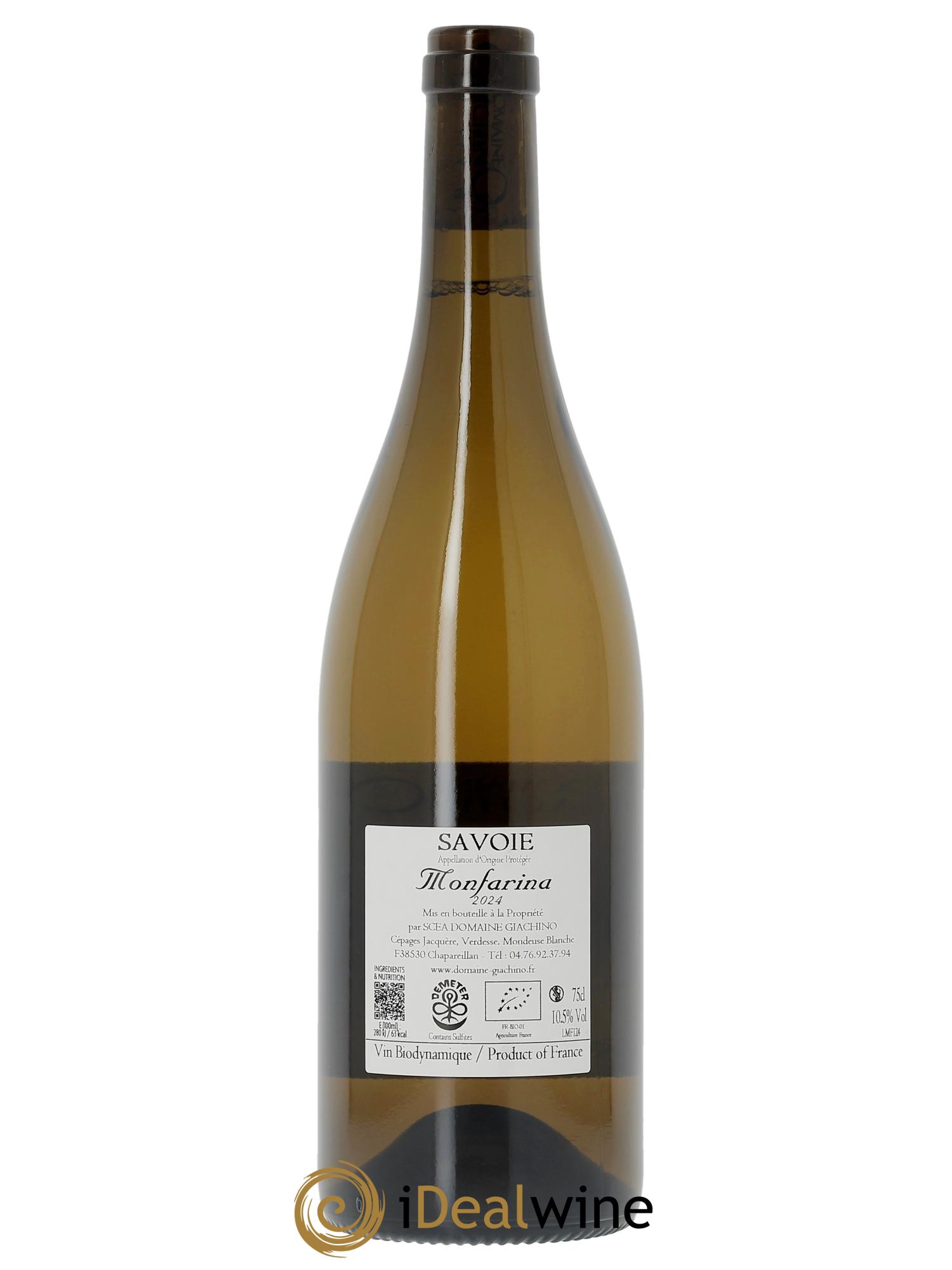 Vin de Savoie Monfarina Giachino  2024 - Lotto di 1 bottiglia - 1