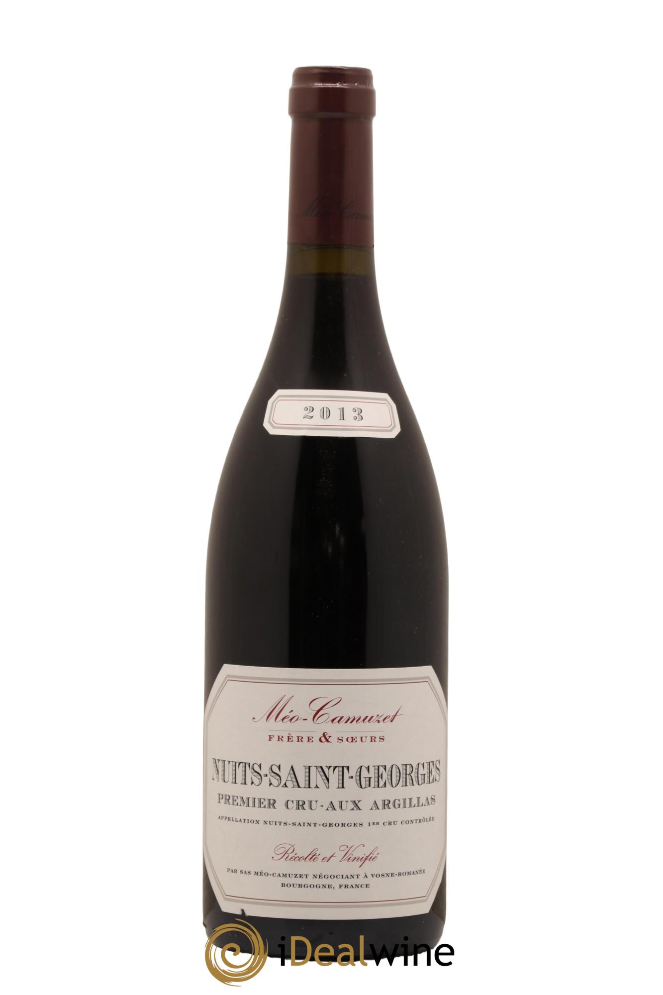 Nuits-Saint-Georges 1er Cru Argillas Méo-Camuzet (Frère & Soeurs) 2013 - Lot de 1 bouteille - 0
