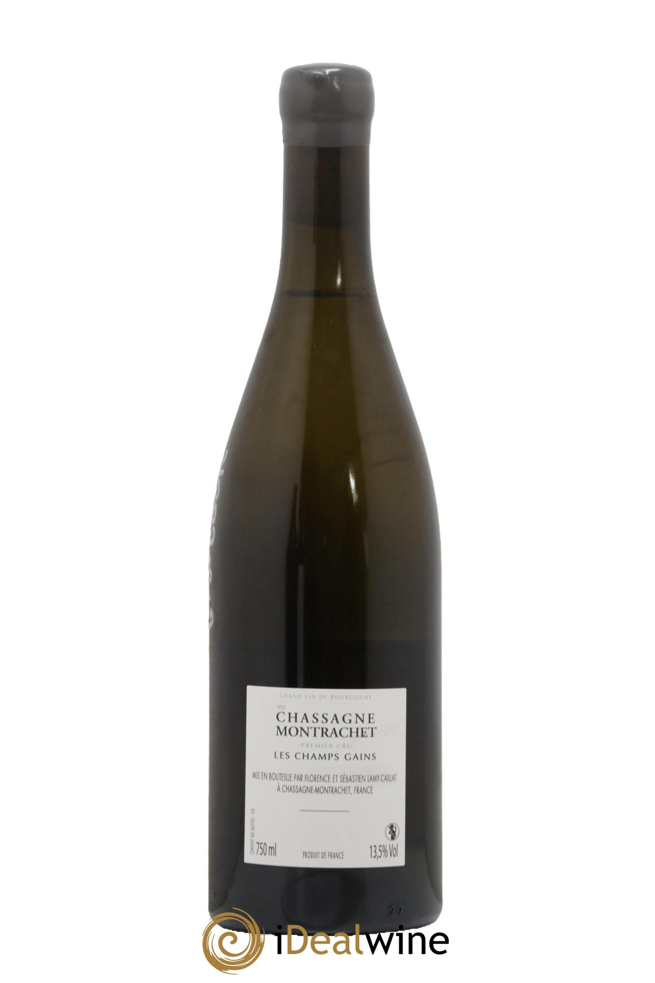 Chassagne-Montrachet 1er Cru Les Champs Gains Lamy-Caillat (Domaine) 2018 - Lot de 1 bouteille - 1