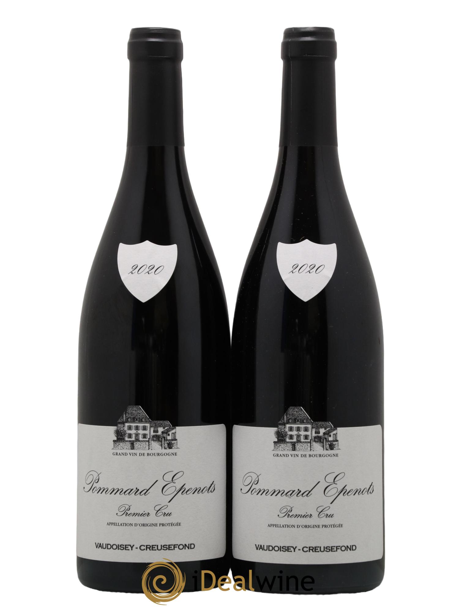 Pommard 1er Cru Epenots Domaine Vaudoisey Creusefond 2020 - Lot de 2 bouteilles - 0