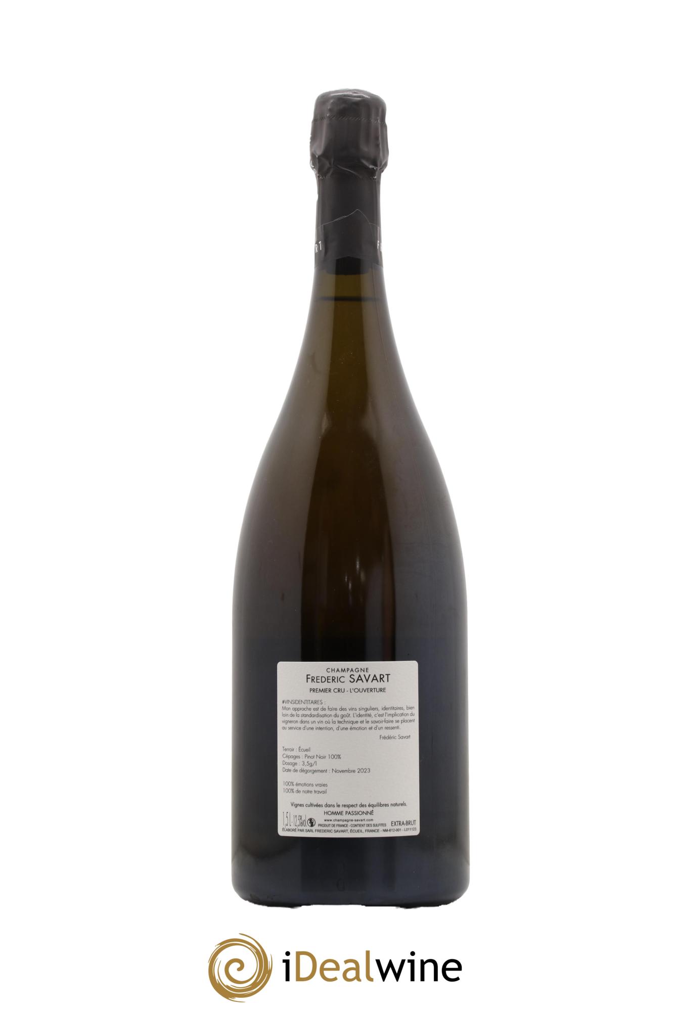 L'Ouverture 1er Cru Brut Savart - Lot de 1 magnum - 1
