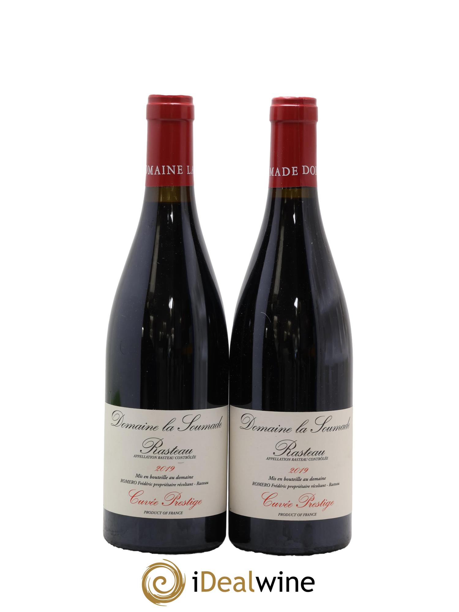 Rasteau Cuvée Prestige La Soumade (Domaine) 2019 - Lot de 2 bouteilles - 0
