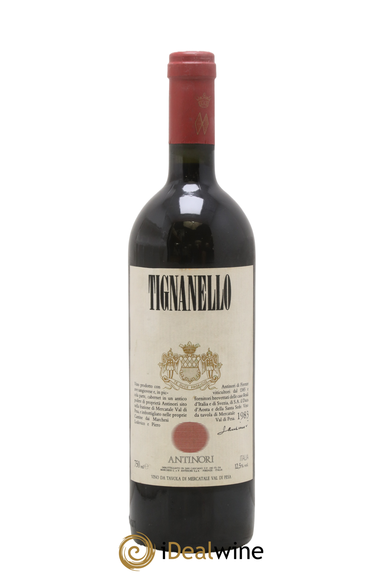 Toscana IGT Tignanello Tenuta Tignanello - Marchesi Antinori 1983 - Lot de 1 bouteille - 0