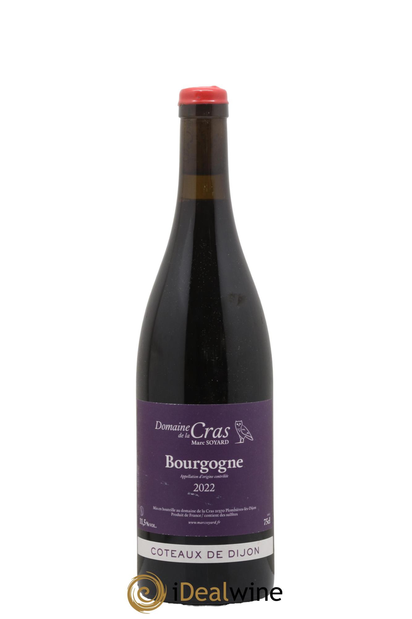 Coteaux de Dijon Domaine de la Cras - Marc Soyard 2022 - Lot de 1 bouteille - 0
