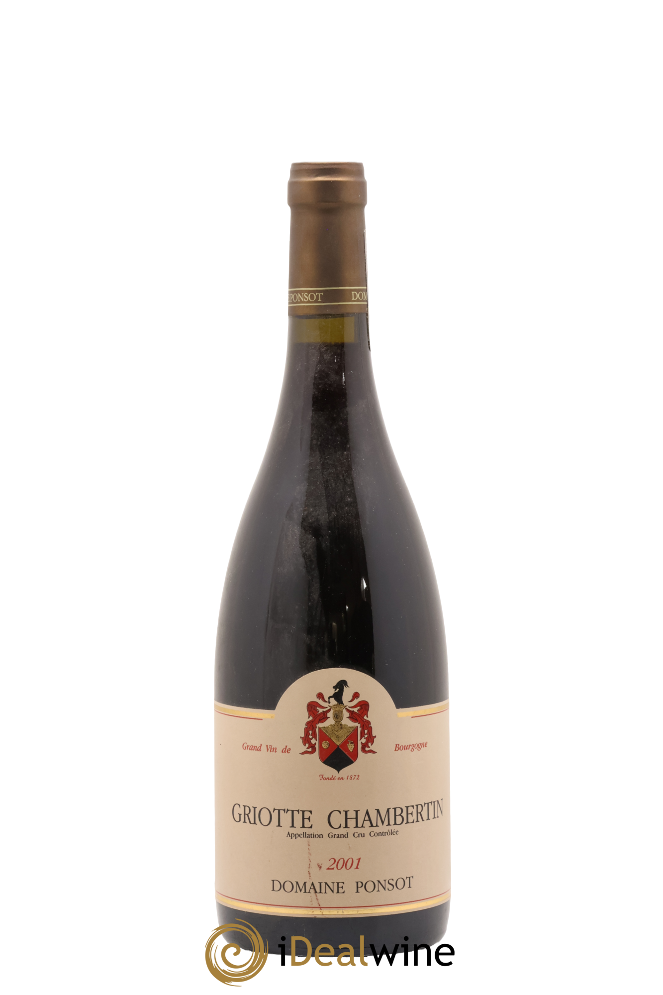 Griotte-Chambertin Grand Cru Ponsot (Domaine) 2001 - Lot de 1 bouteille - 0