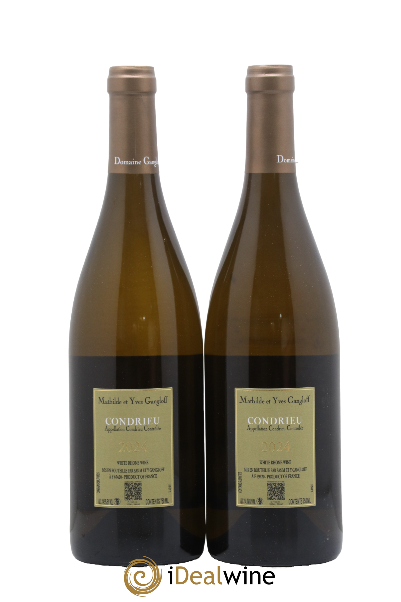 Condrieu Domaine Gangloff (Domaine) 2024 - Lot de 2 bouteilles - 1