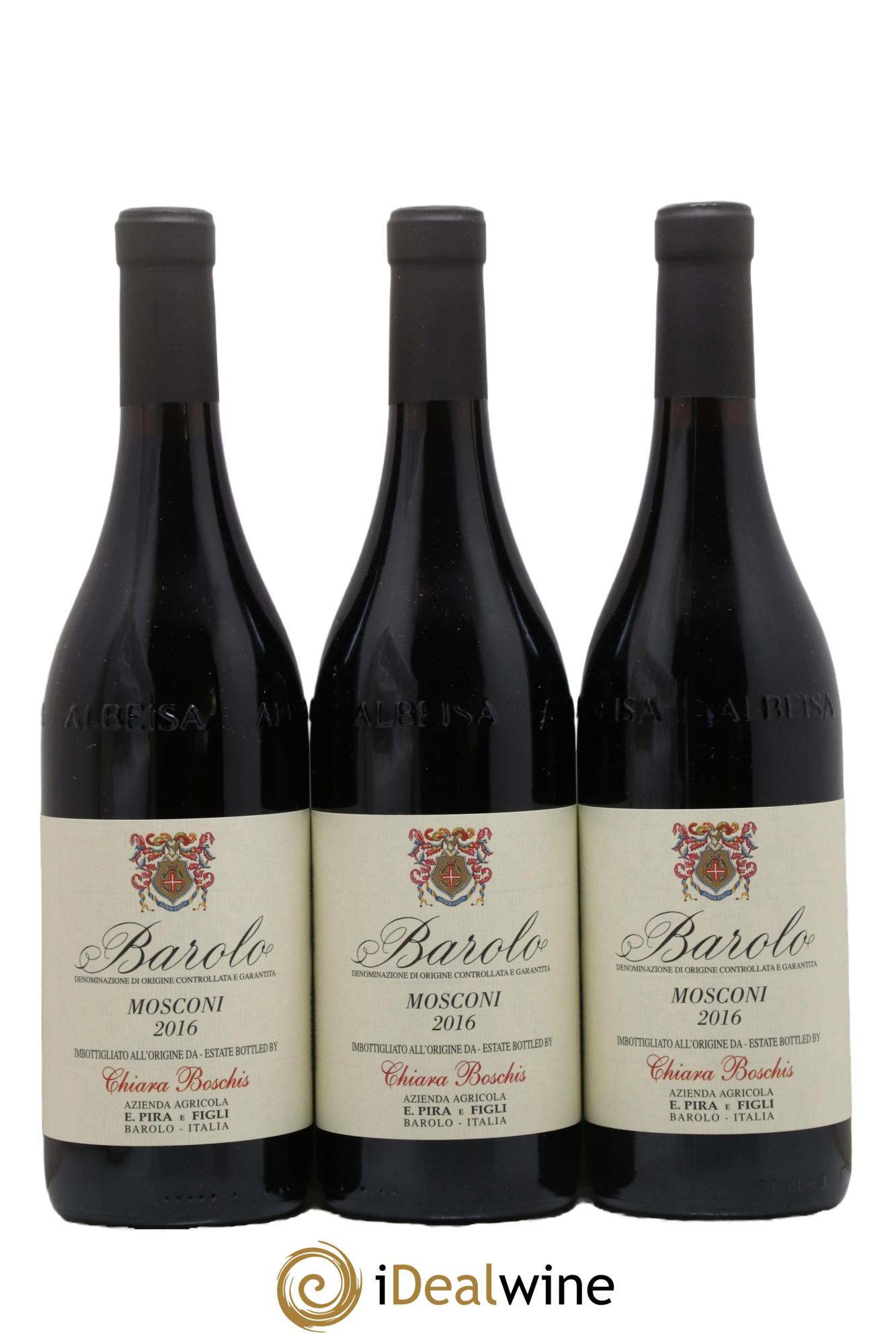 Barolo DOCG Mosconi Pira E Figli Chiara Boschis 2016 - Lotto di 3 bottiglie - 0
