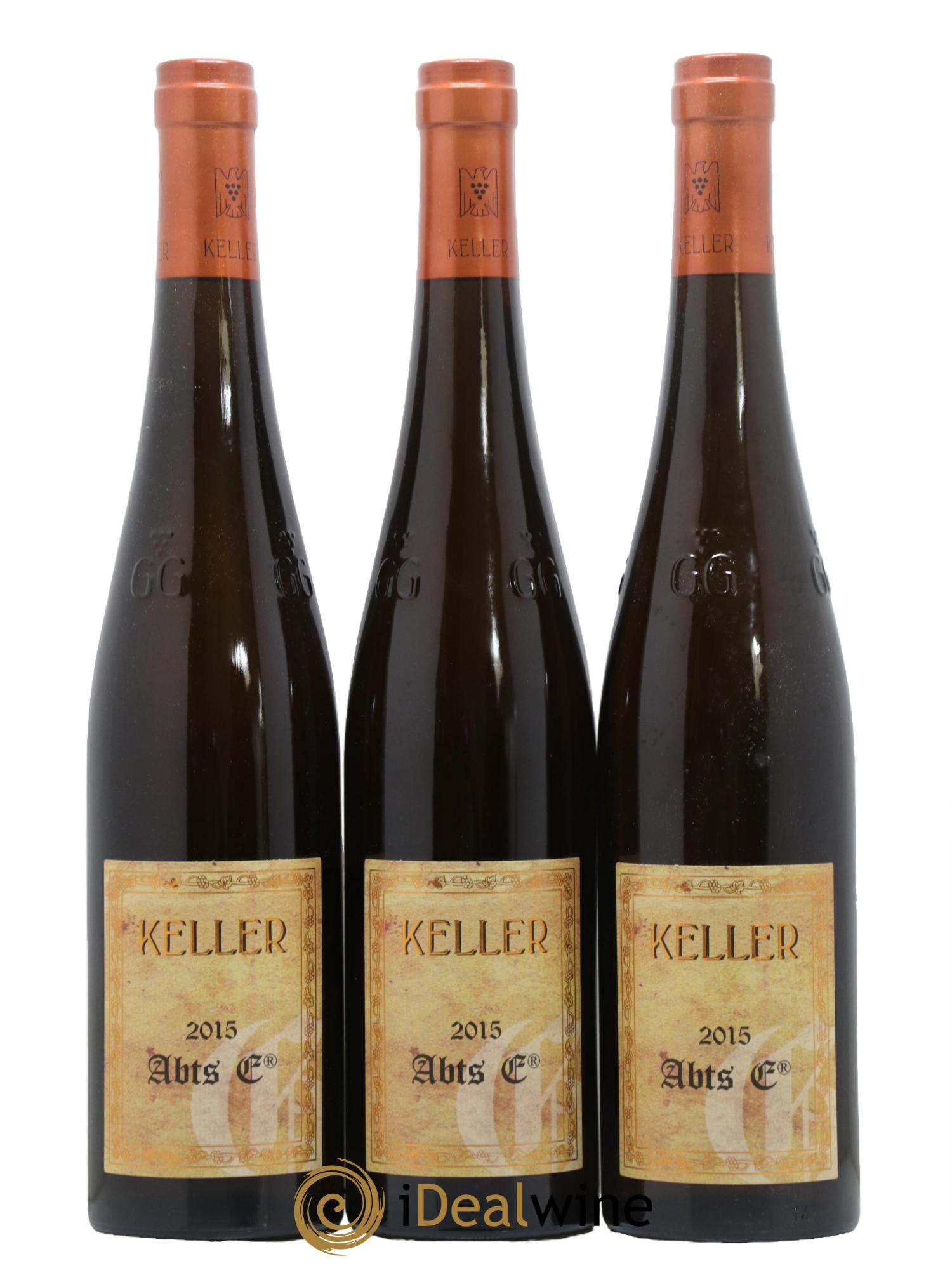 Riesling Trocken GG Abts Erde Westhofen Brunnenhäuschen Keller 2015 - Lot de 3 bouteilles - 0