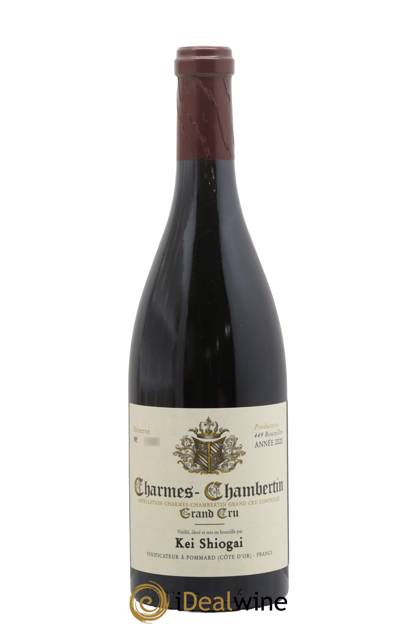 Charmes-Chambertin Grand Cru Réserve Kei Shiogai 2020 - Lot de 1 bouteille - 0