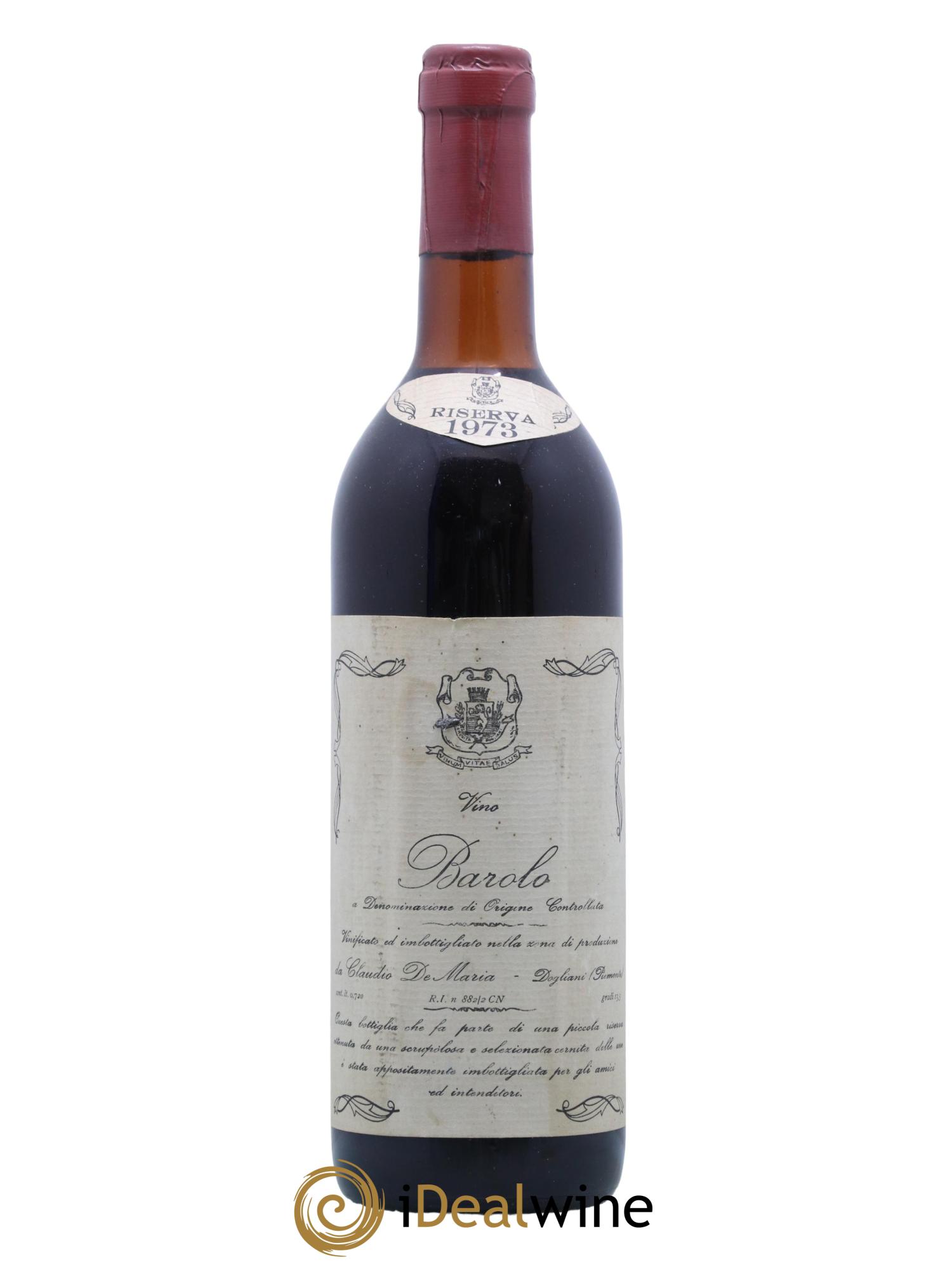 Barolo Riserva De Maria 1973 - Lot of 1 bottle - 0