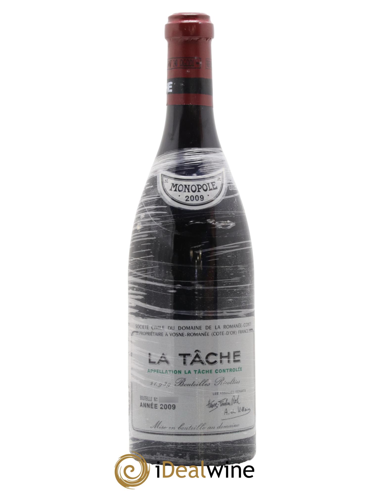 La Tâche Grand Cru Domaine de la Romanée-Conti 2009 - Lotto di 1 bottiglia - 0