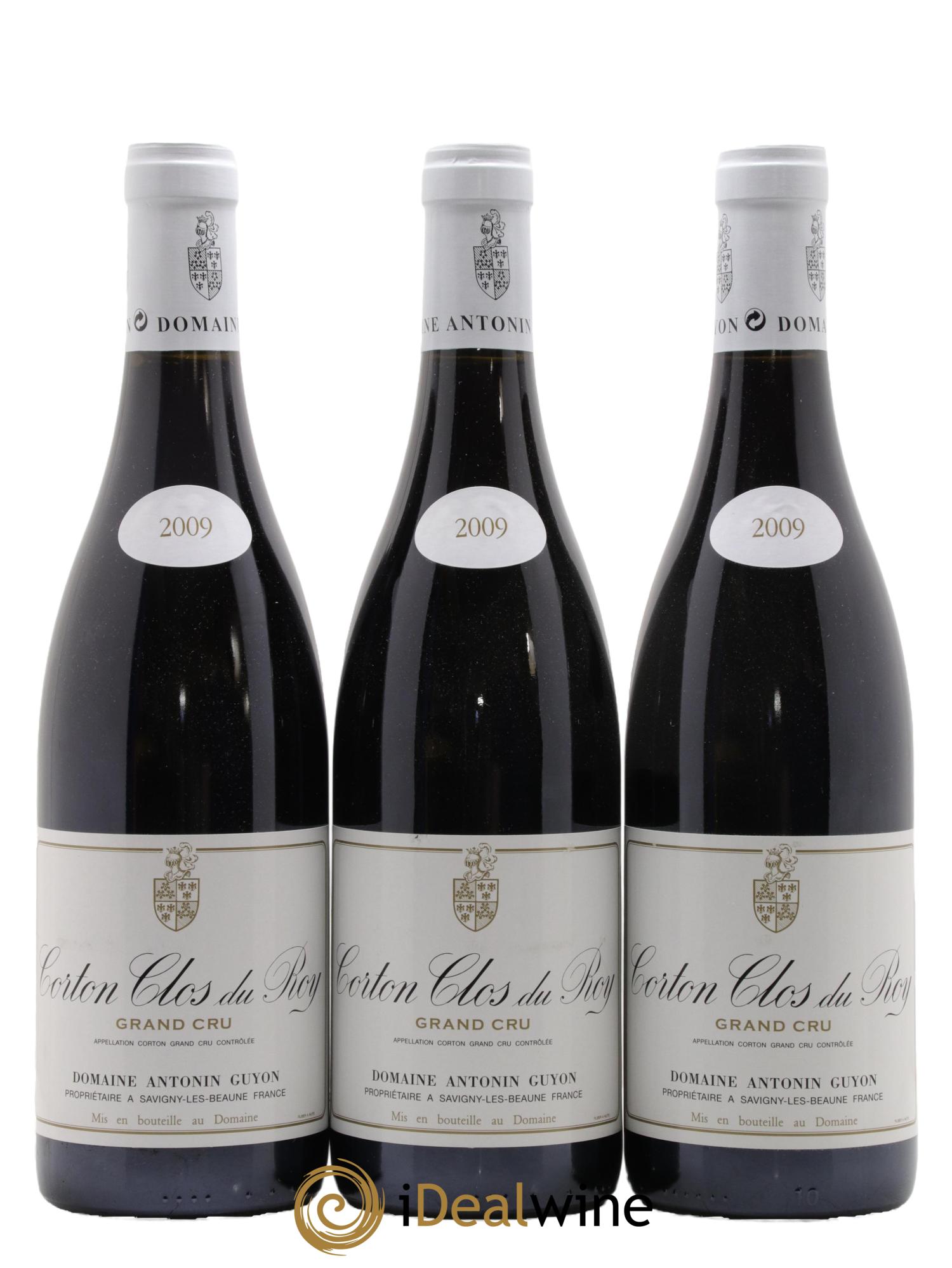 Corton Grand Cru Clos du Roy Antonin Guyon 2009 - Lot de 3 bouteilles - 0