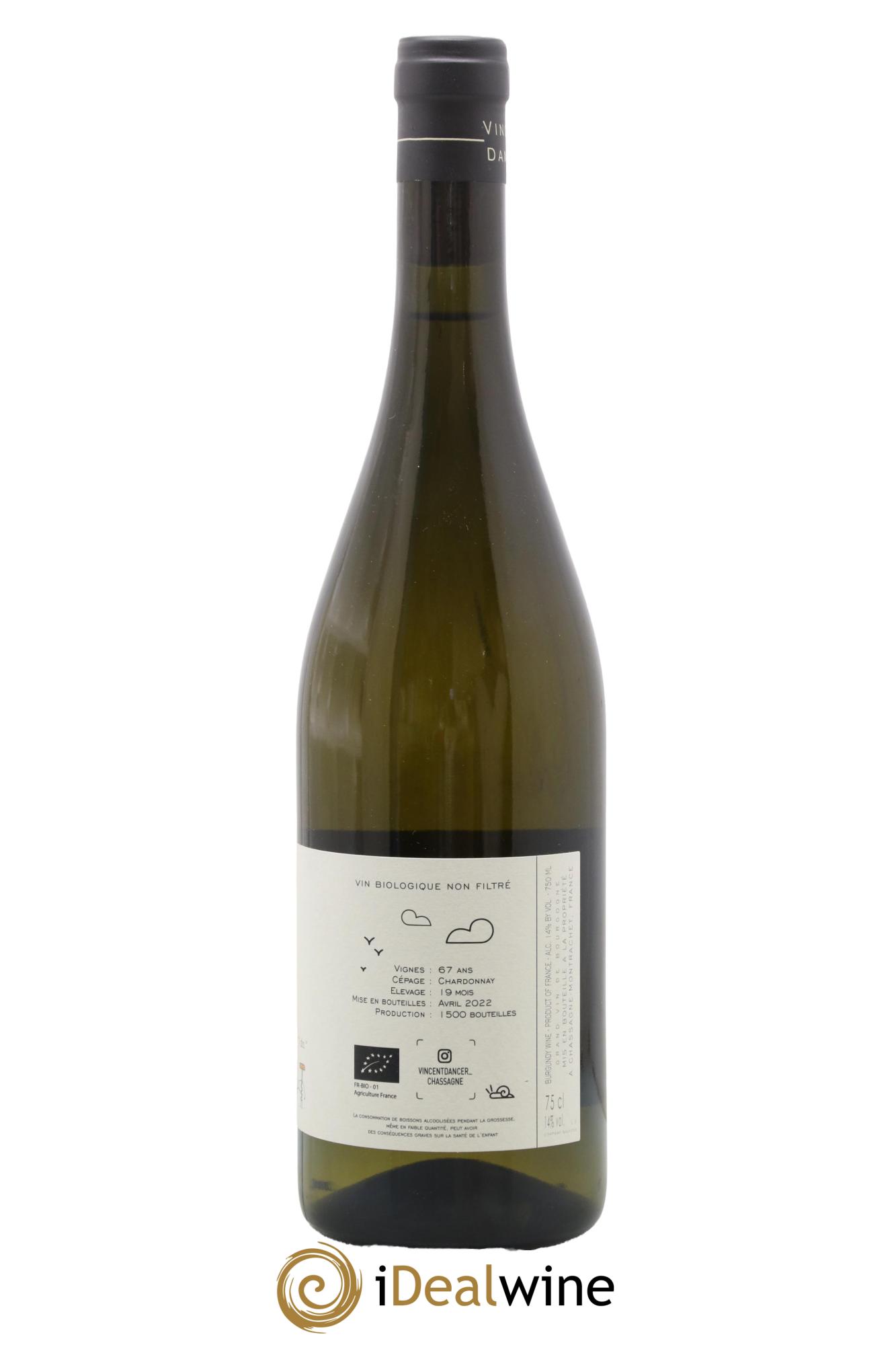 Chassagne-Montrachet 1er Cru (Morgeot) Tête du Clos Vincent Dancer 2020 - Lot of 1 bottle - 1