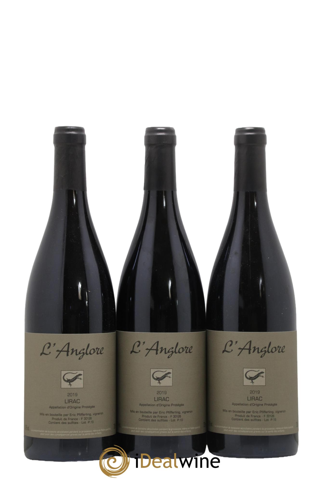 Lirac L'Anglore 2019 - Lot de 6 bouteilles - 1