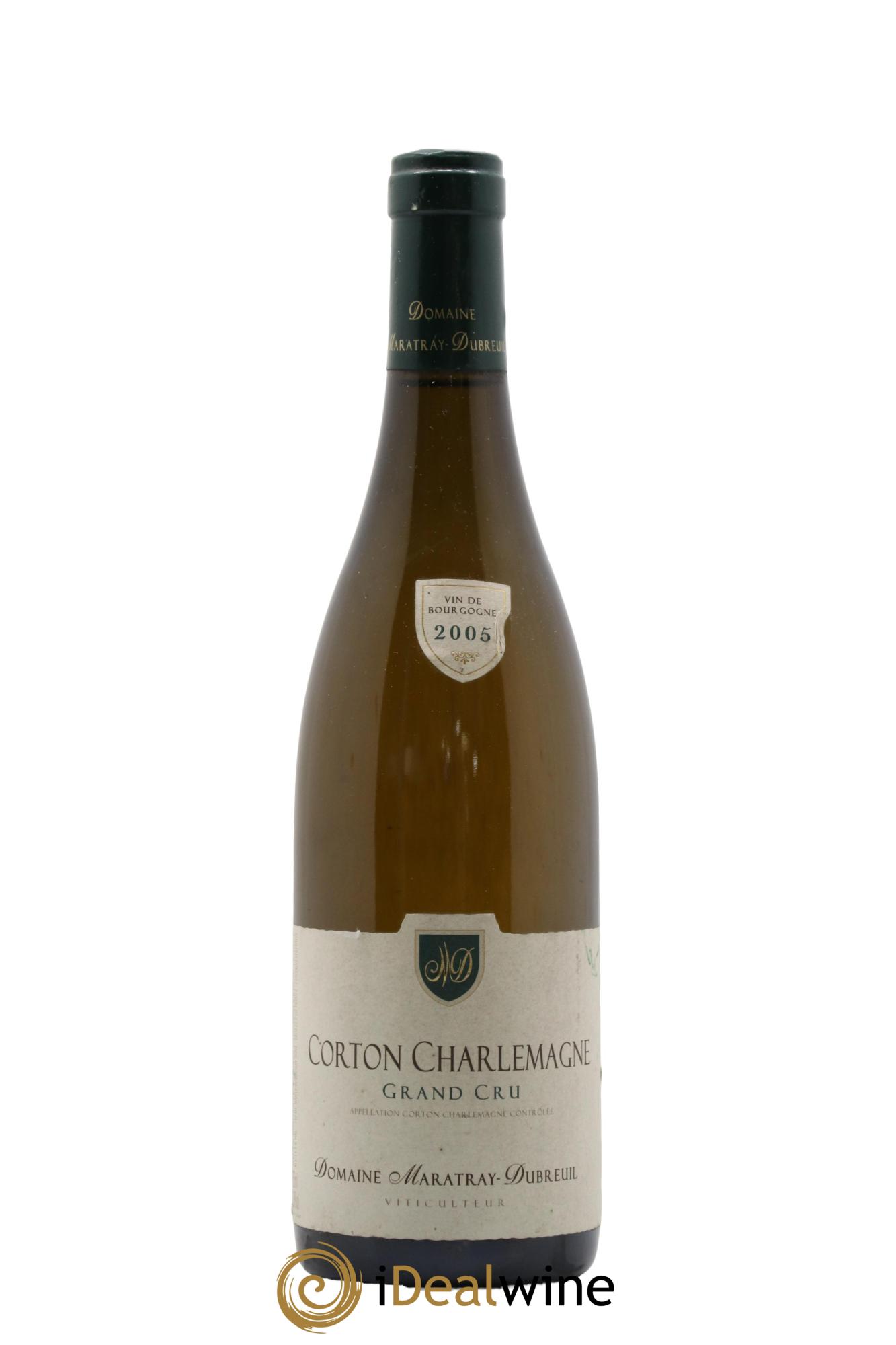 Corton-Charlemagne Grand Cru Maratray-Dubreuil 2005 - Lot de 1 bouteille - 0