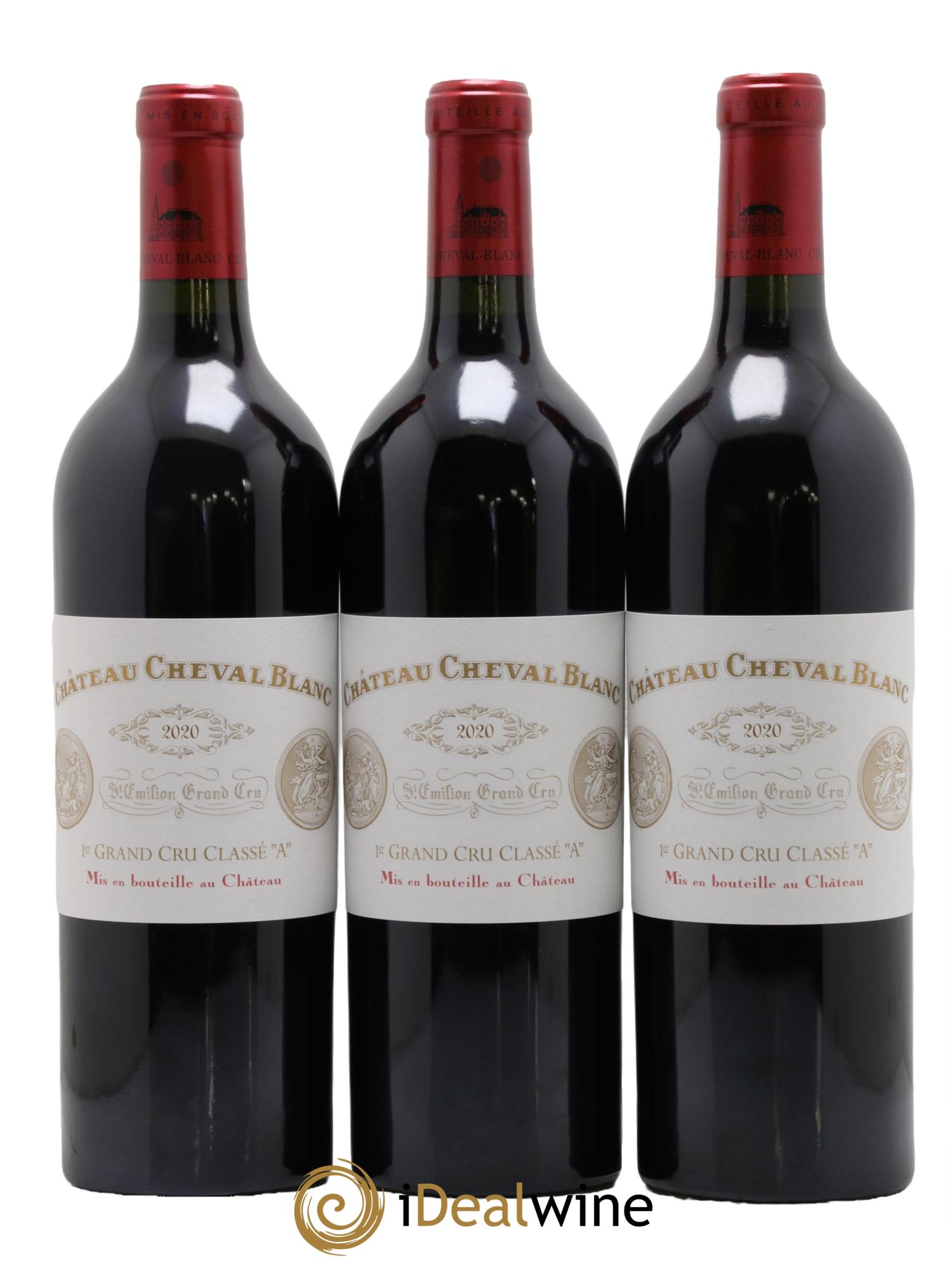 Château Cheval Blanc 1er Grand Cru Classé A 2020 - Lotto di 6 bottiglie - 3