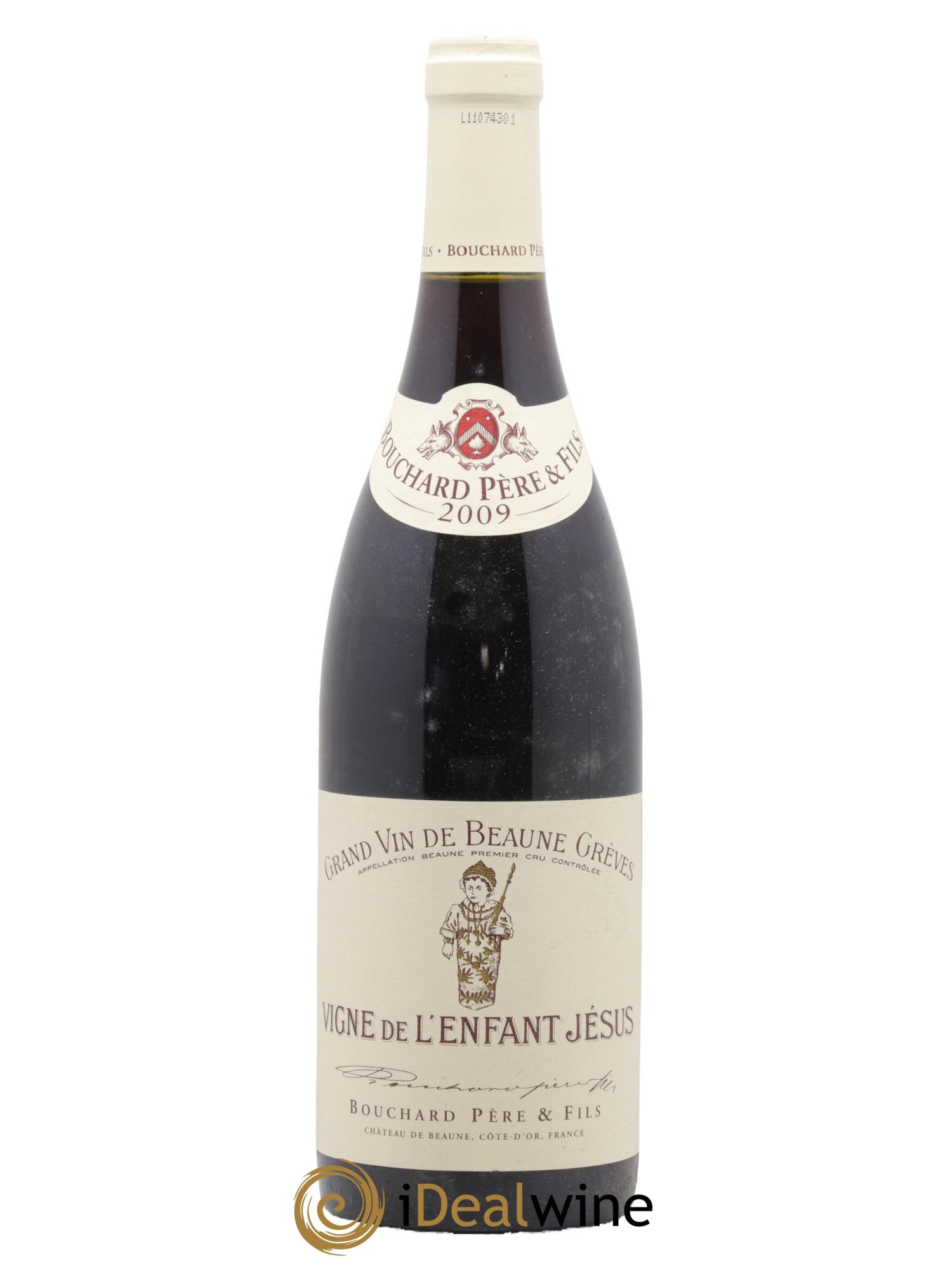 Beaune 1er Cru Grèves - Vigne de l'Enfant Jésus Bouchard Père & Fils 2009 - Lot de 1 bouteille - 0
